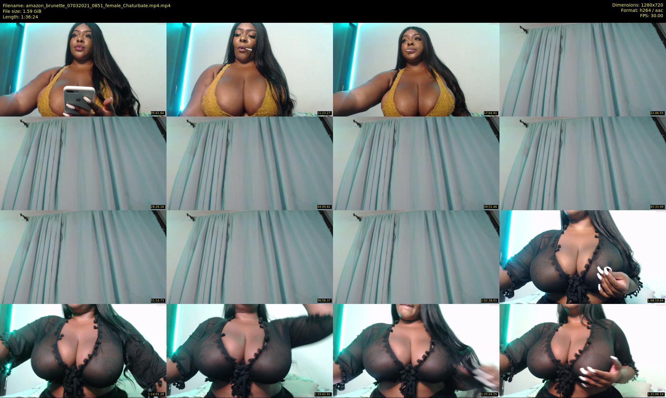 amazon_brunette — 97 minute Chaturbate female cam show recording, 720p, Mar 7, 2021
