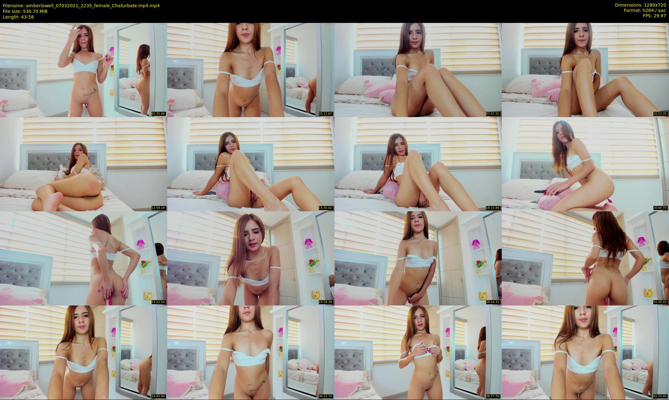 amberlowell — 44 minute Chaturbate female cam show recording, 720p, Mar 7, 2021
