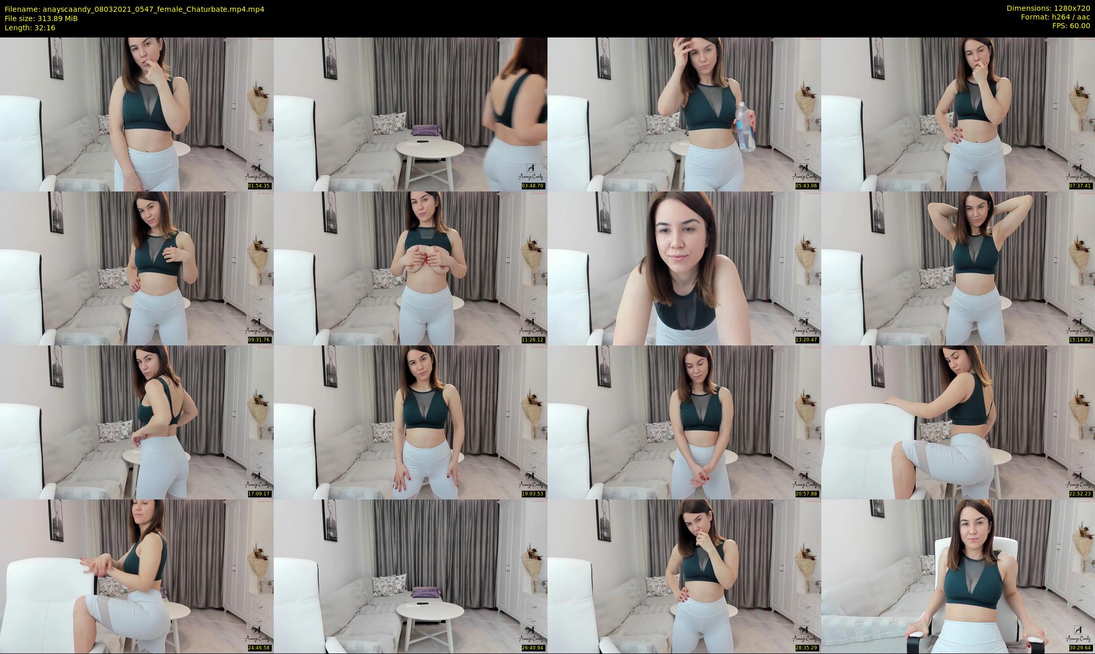 anayscaandy — 33 minute Chaturbate female cam show recording, 720p, Mar 8, 2021