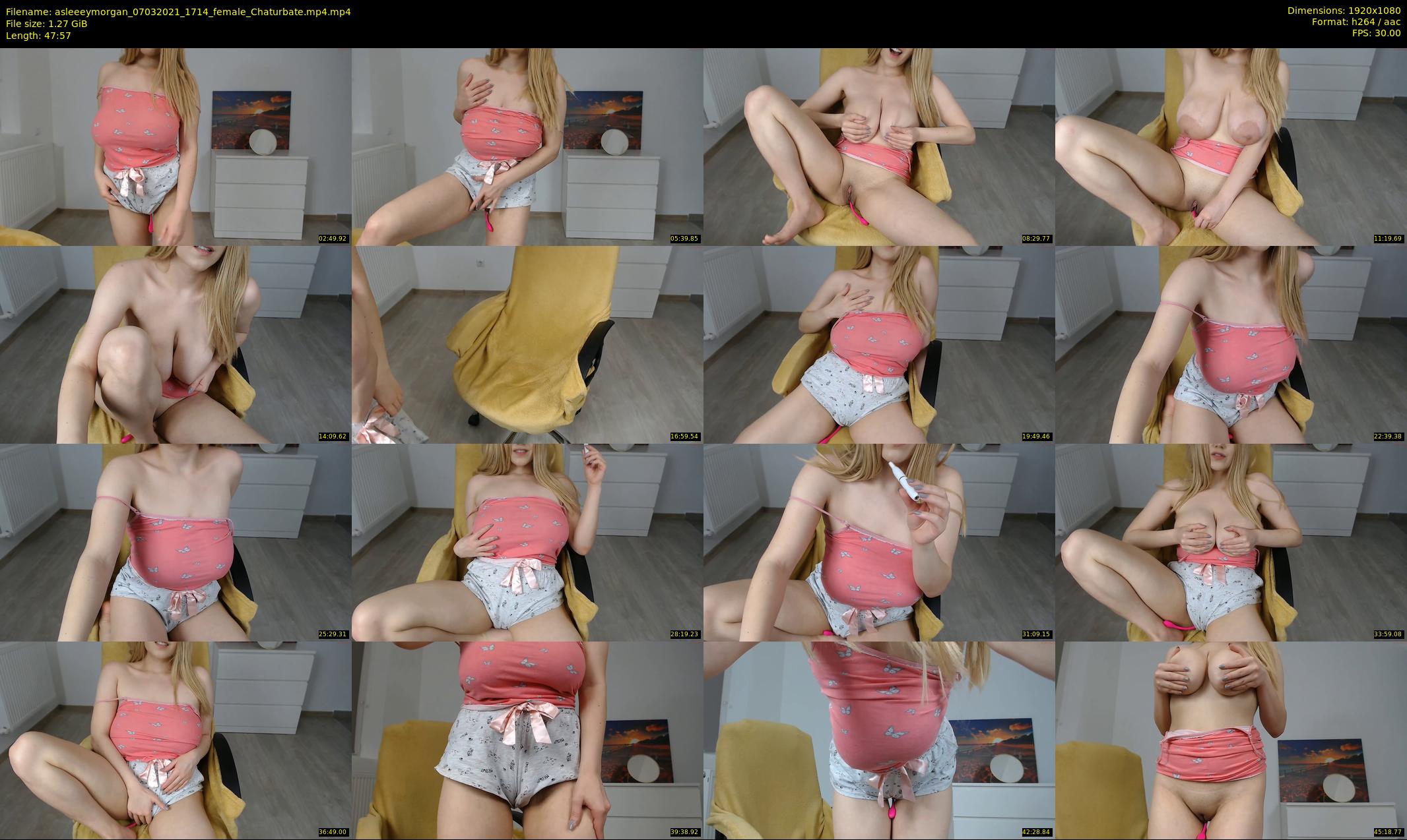 asleeeymorgan — 48 minute Chaturbate female cam show recording, 1080p, Mar 7, 2021
