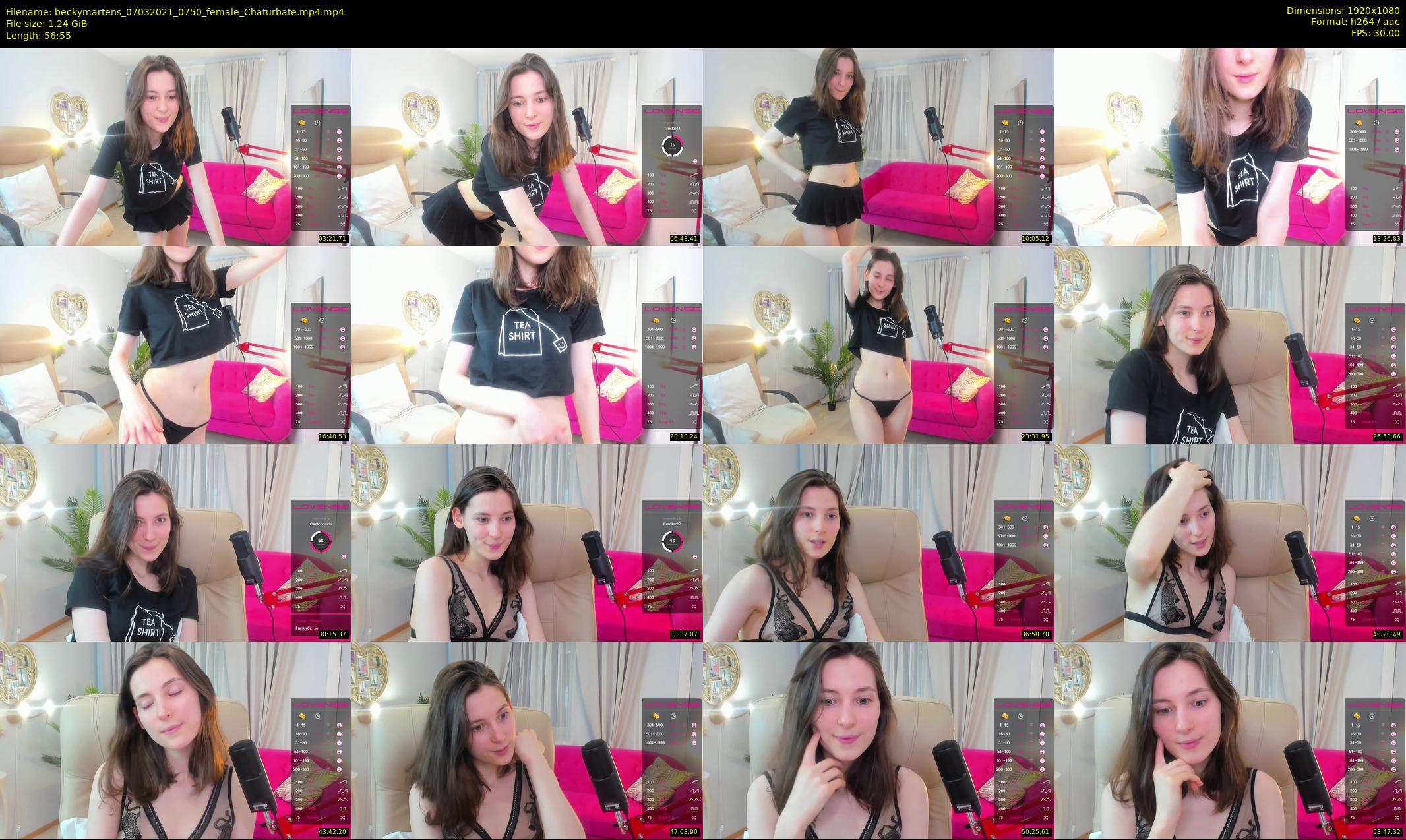 beckymartens — 57 minute Chaturbate female cam show recording, 1080p, Mar 7, 2021