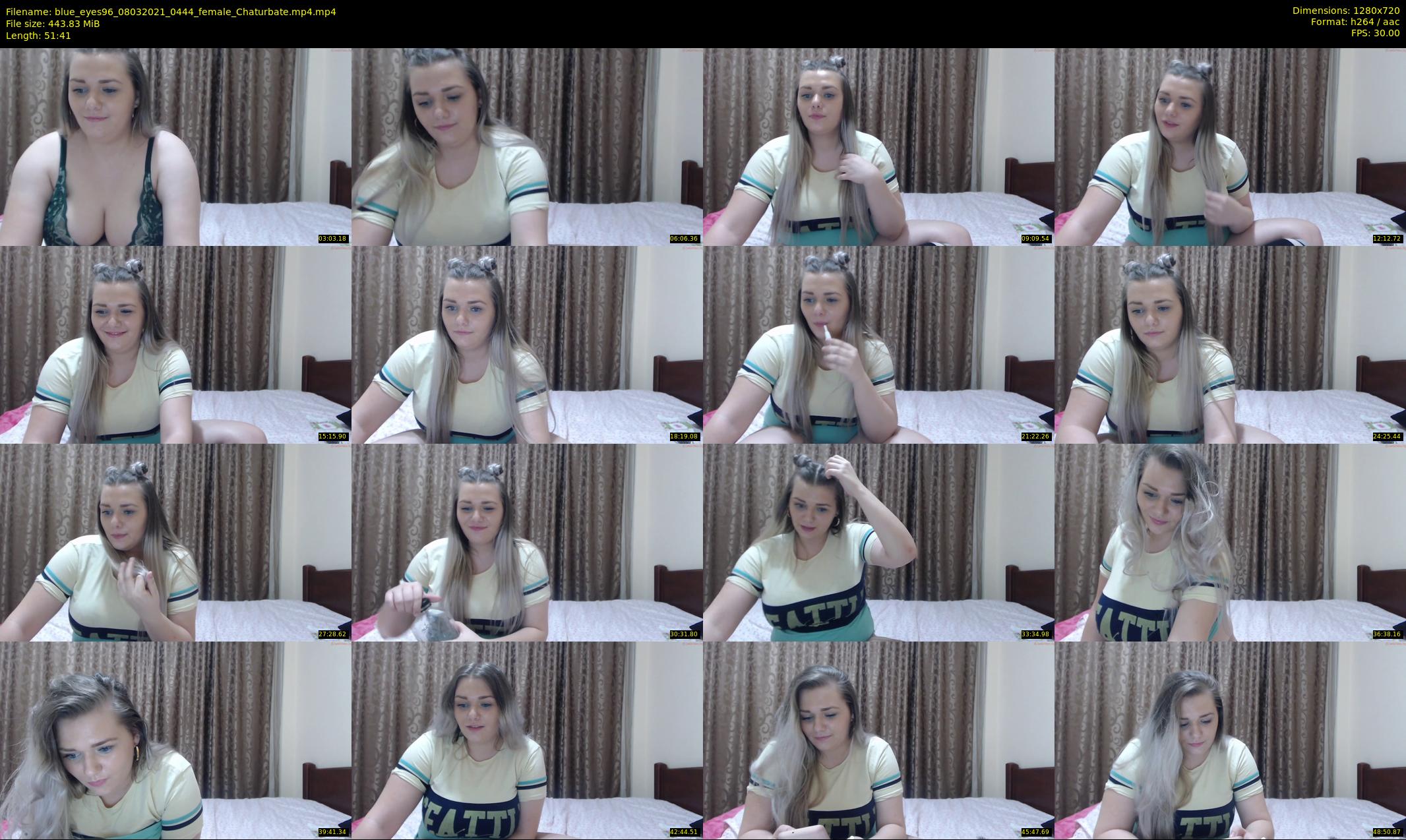 blue_eyes96 — 52 minute Chaturbate female cam show recording, 720p, Mar 8, 2021