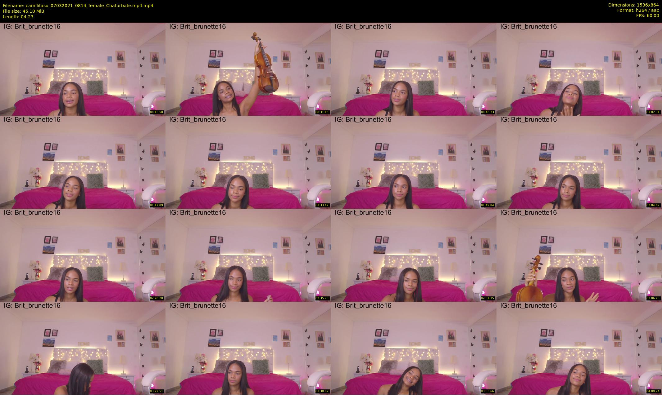 camilitasu — 5 minute Chaturbate female cam show recording, 720p, Mar 7, 2021
