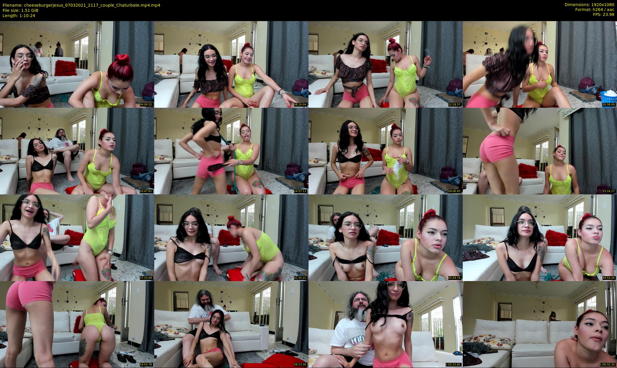 cheeseburgerjesus — 71 minute Chaturbate couple cam show recording, 1080p, Mar 7, 2021