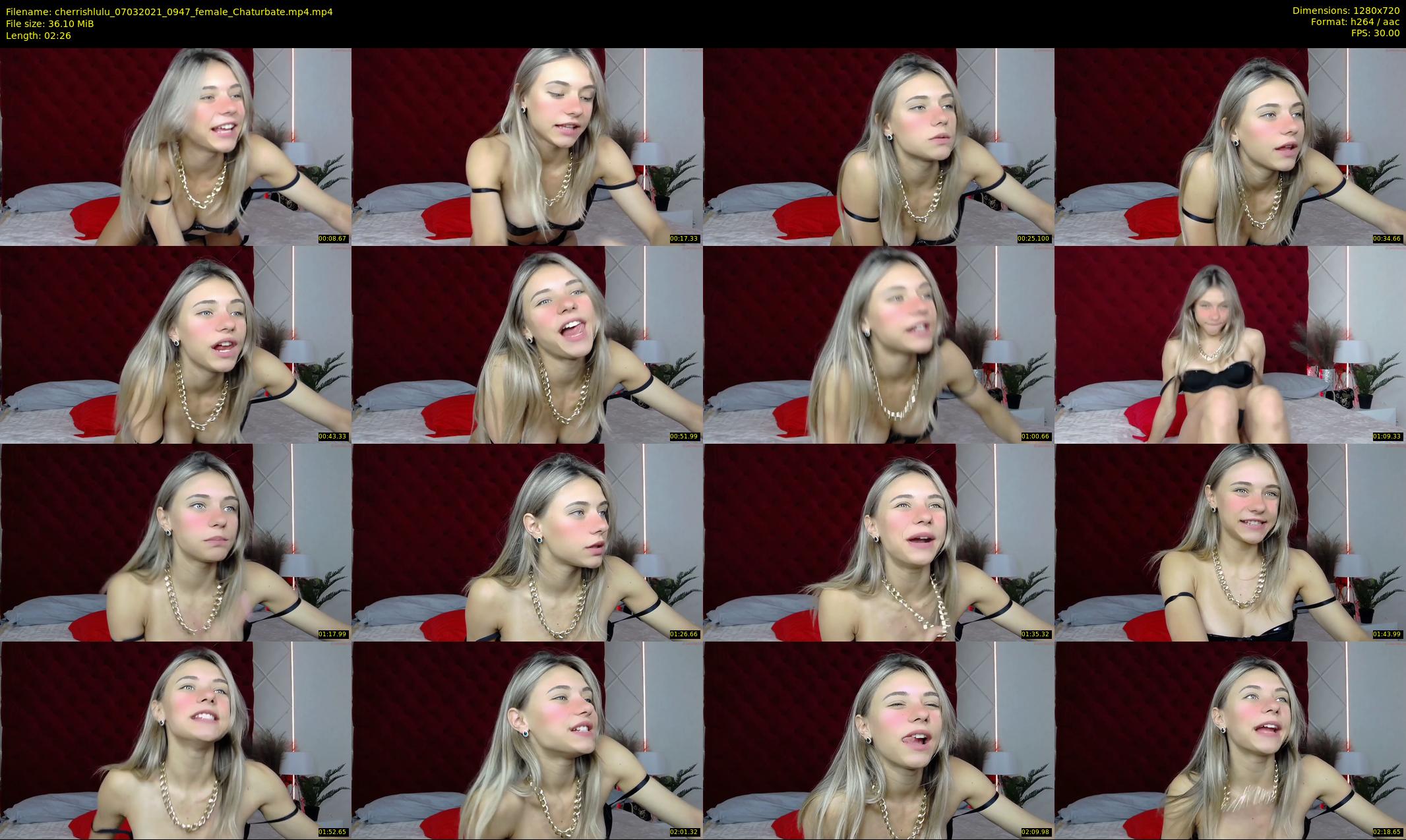 cherrishlulu — 3 minute Chaturbate female cam show recording, 720p, Mar 7, 2021