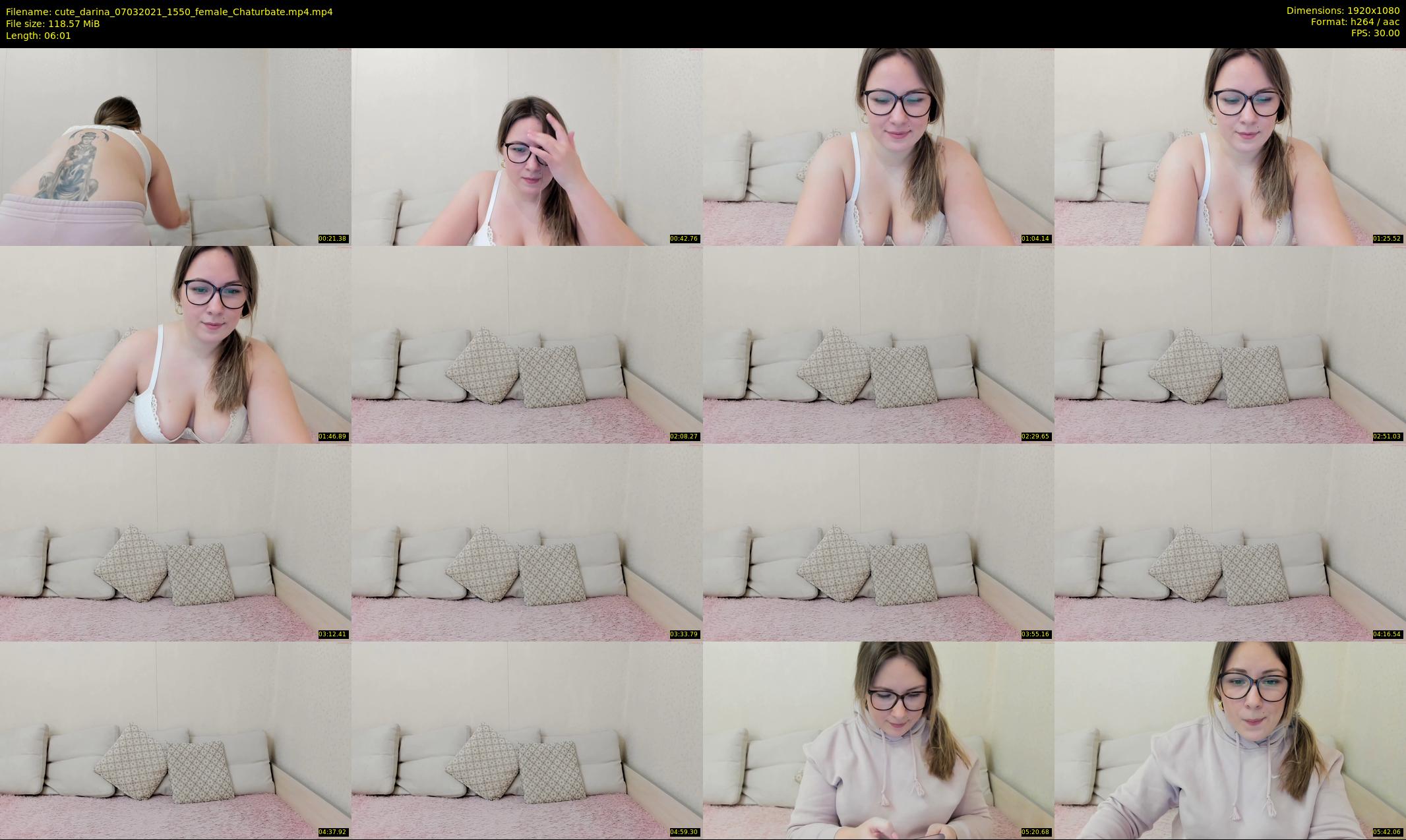 cute_darina — 7 minute Chaturbate female cam show recording, 1080p, Mar 7, 2021