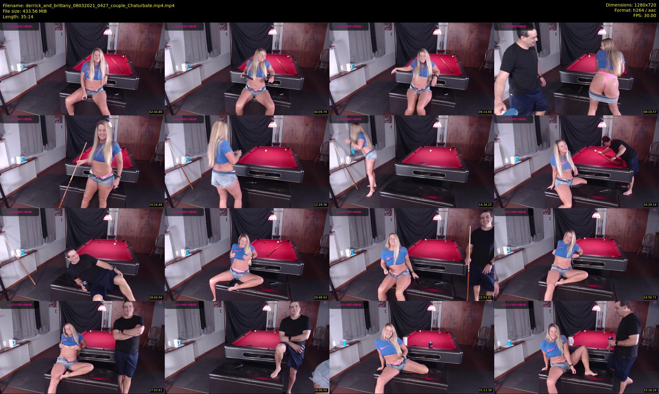 derrick_and_brittany — 36 minute Chaturbate couple cam show recording, 720p, Mar 8, 2021