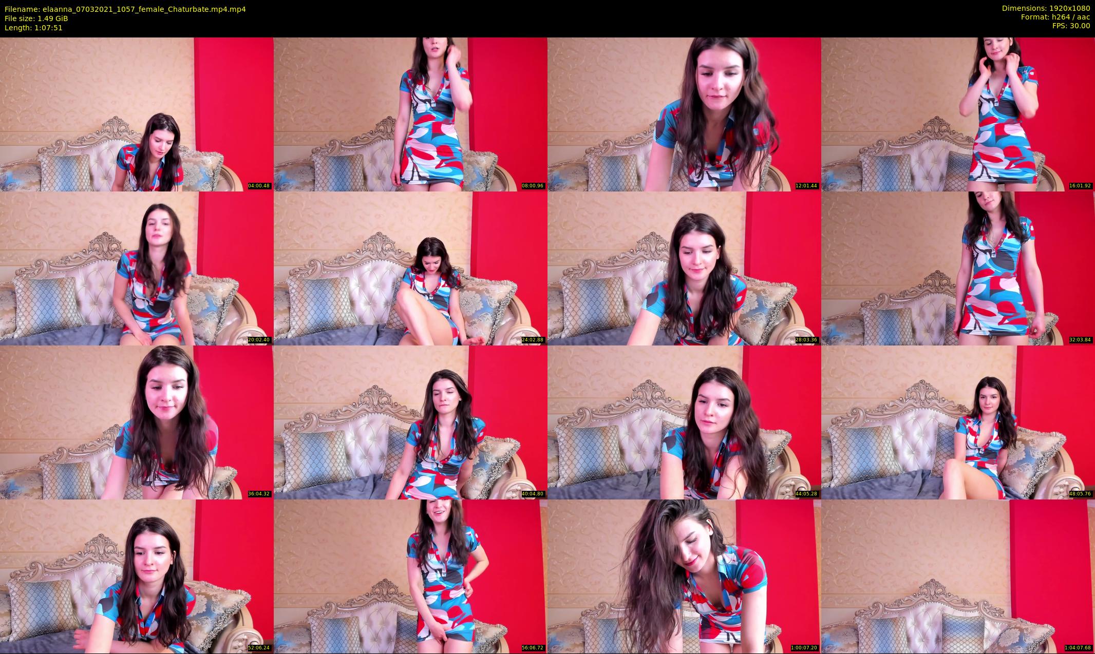 elaanna — 68 minute Chaturbate female cam show recording, 1080p, Mar 7, 2021