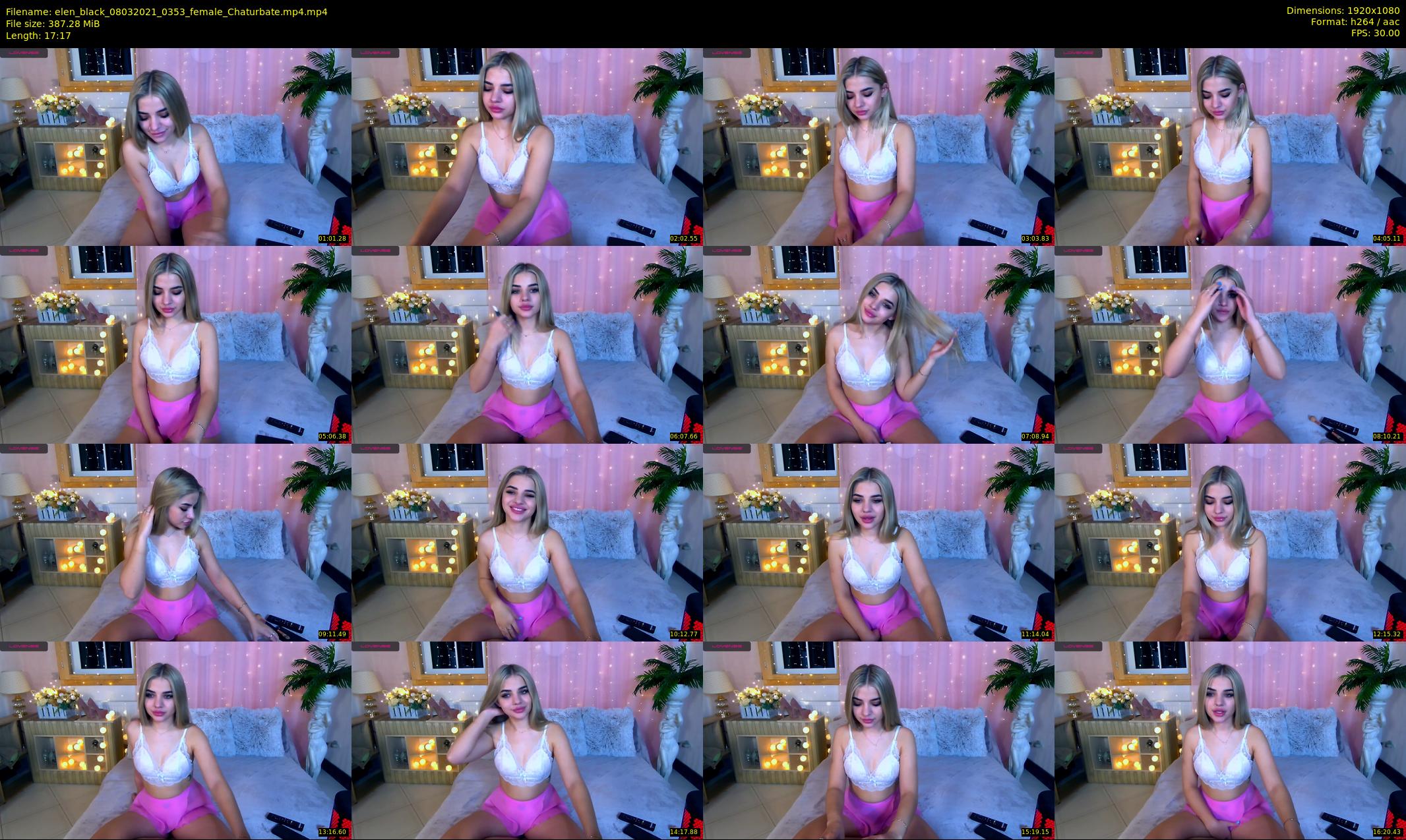 elen_black — 18 minute Chaturbate female cam show recording, 1080p, Mar 8, 2021
