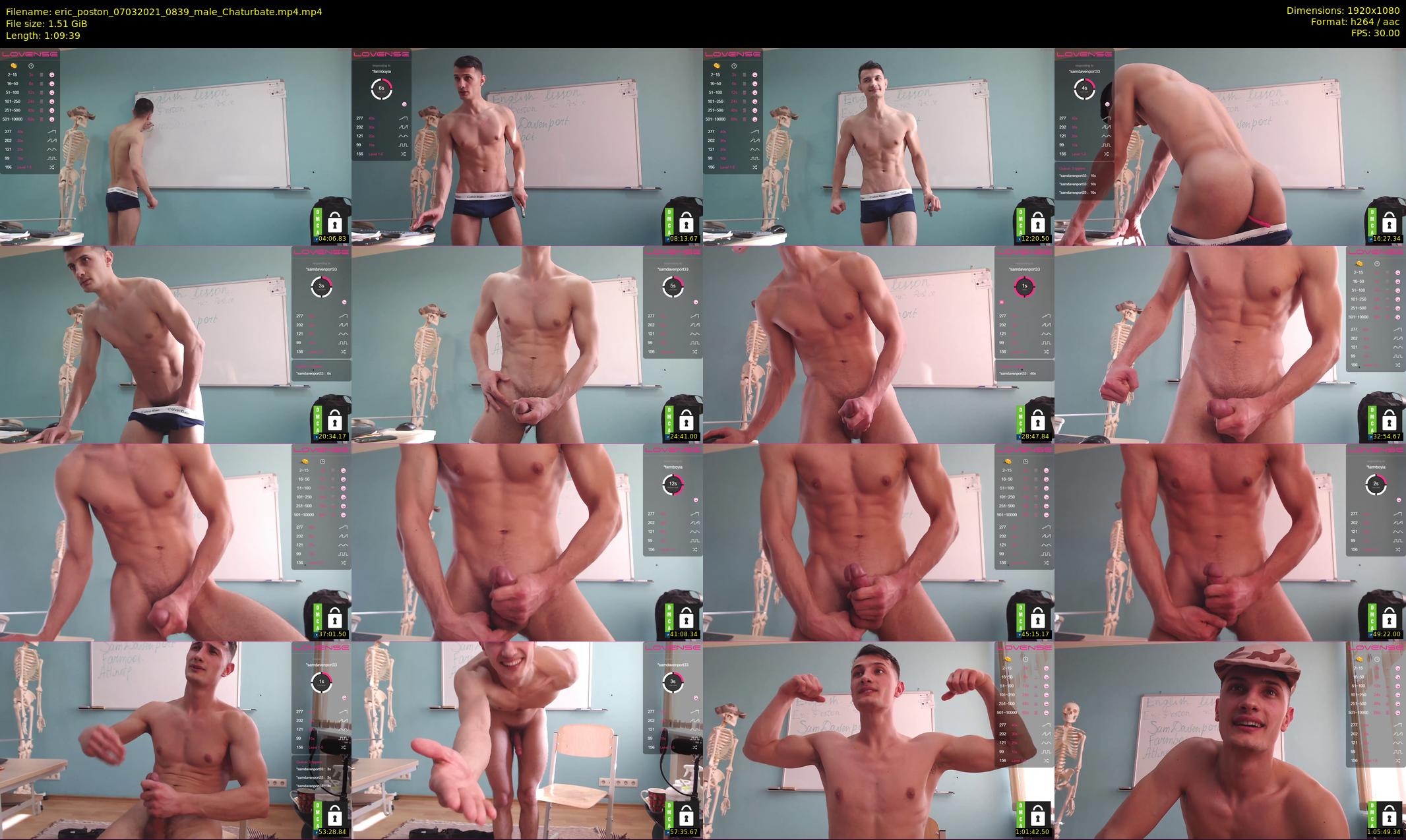 eric_poston — 70 minute Chaturbate male cam show recording, 1080p, Mar 7, 2021
