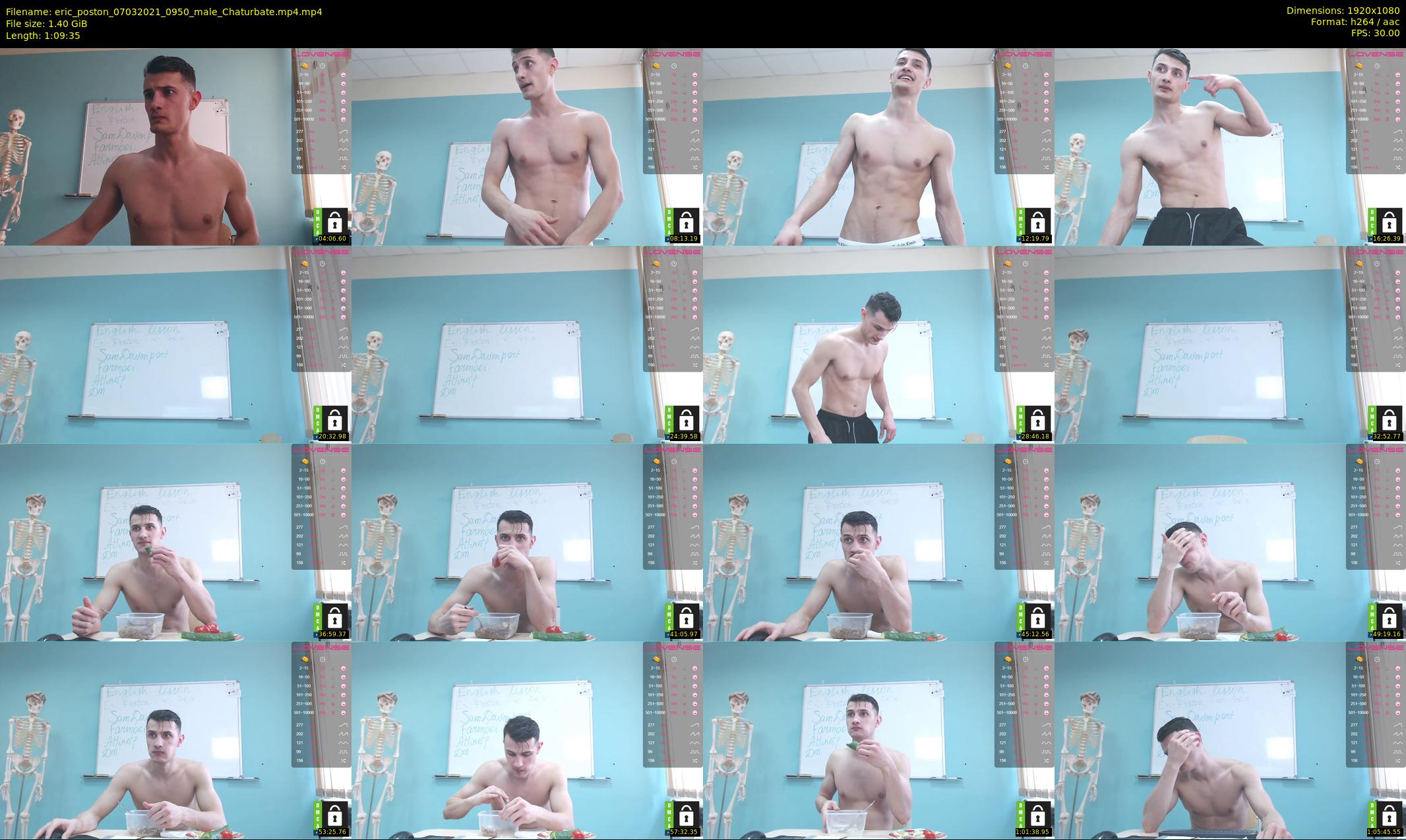 eric_poston — 70 minute Chaturbate male cam show recording, 1080p, Mar 7, 2021