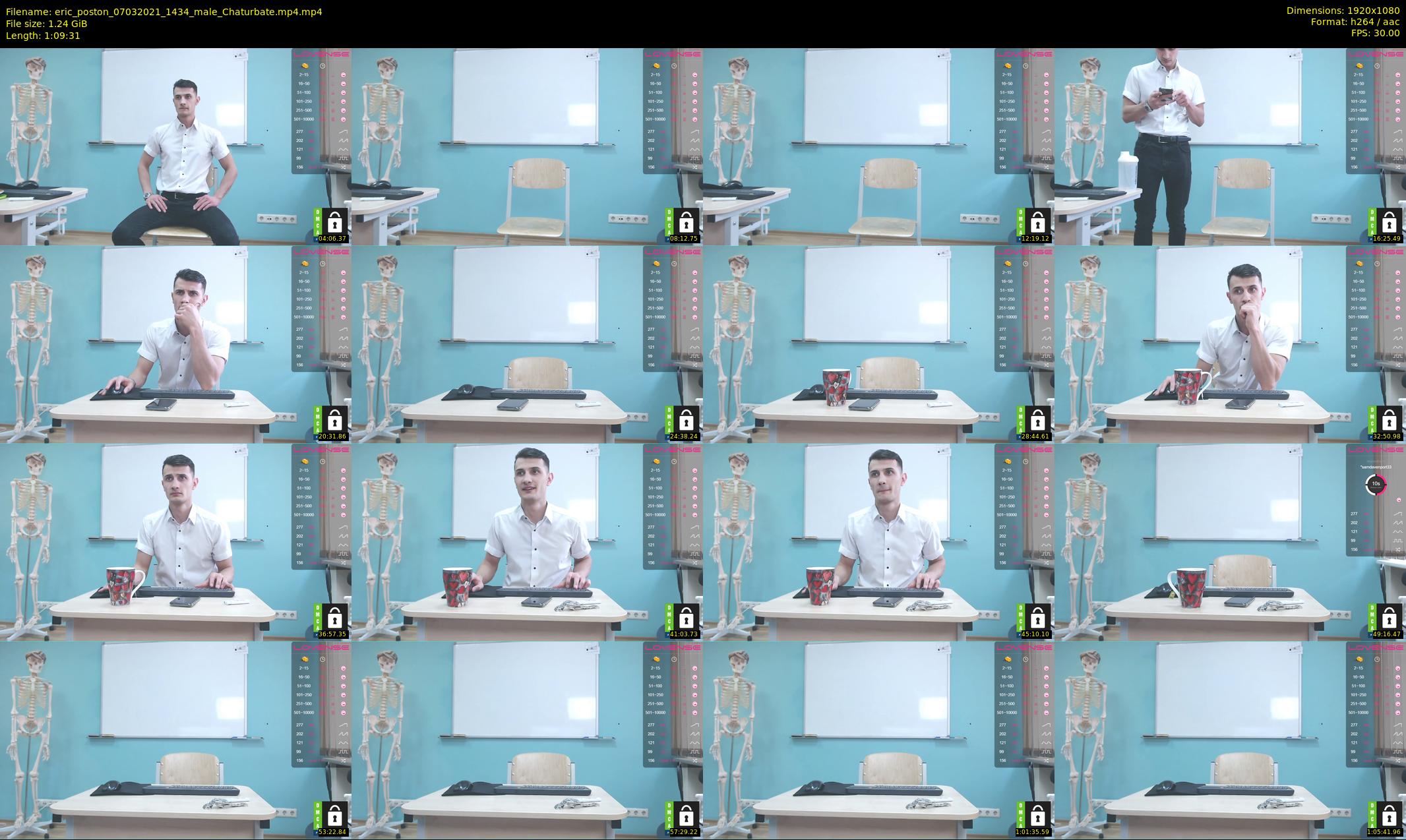 eric_poston — 70 minute Chaturbate male cam show recording, 1080p, Mar 7, 2021