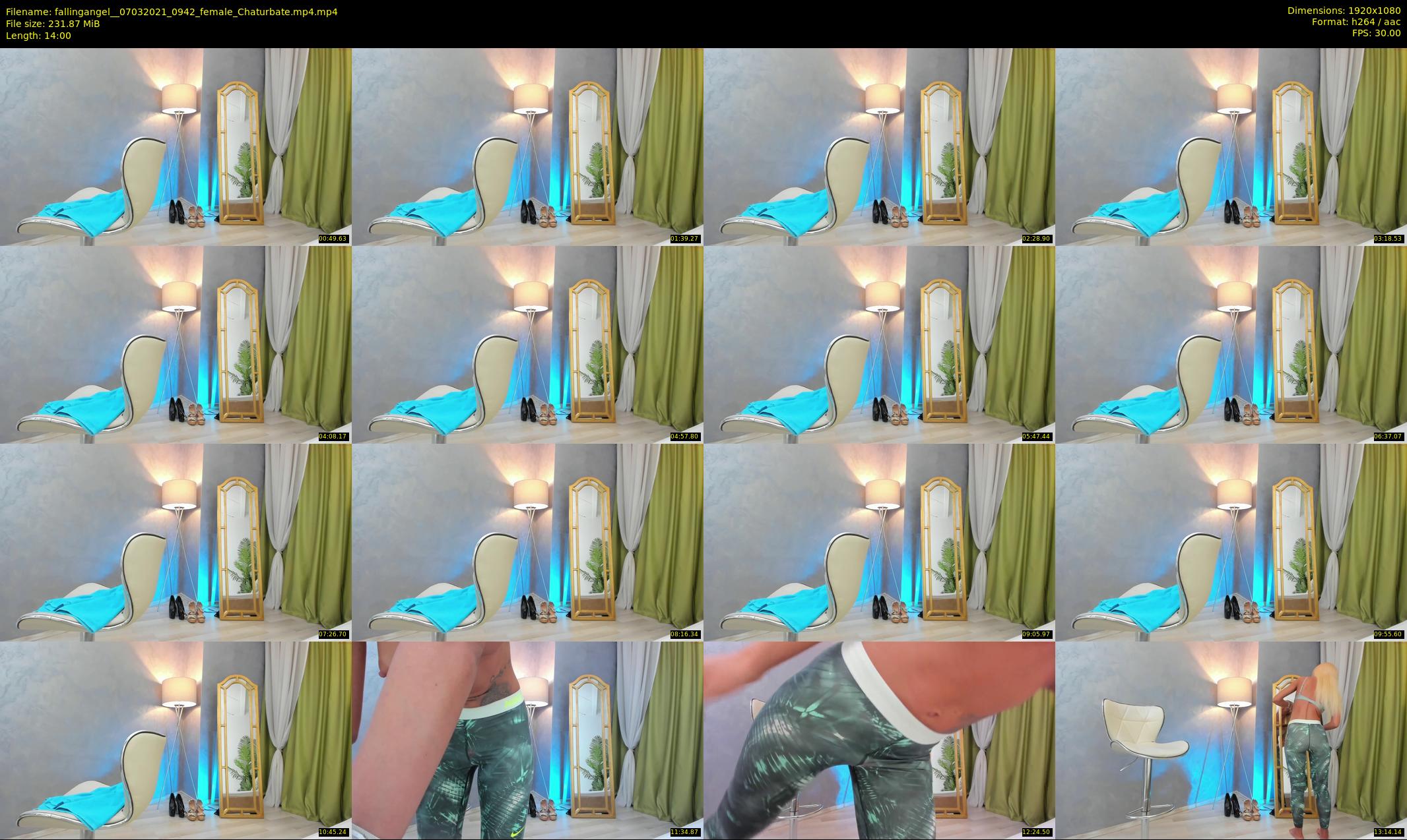 fallingangel_ — 14 minute Chaturbate female cam show recording, 1080p, Mar 7, 2021
