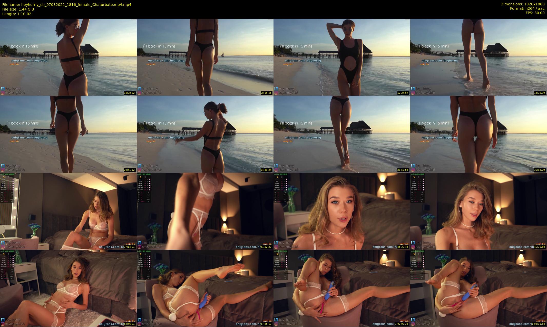heyhorny_cb — 71 minute Chaturbate couple cam show recording, 1080p, Mar 7, 2021