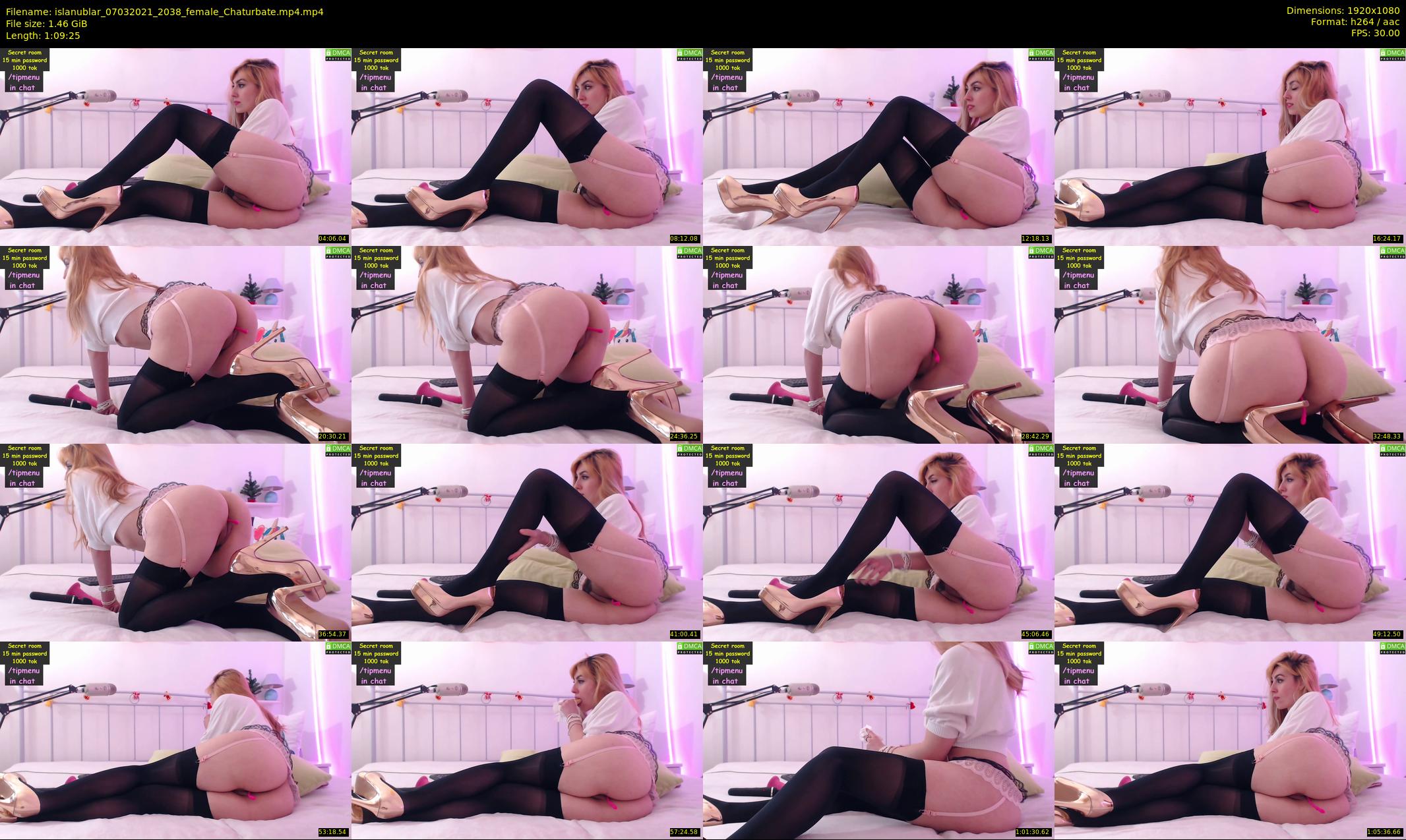 islanublar — 70 minute Chaturbate female cam show recording, 1080p, Mar 7, 2021