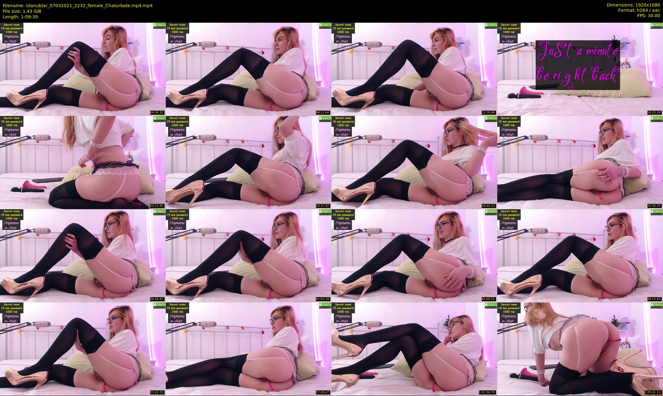islanublar — 70 minute Chaturbate female cam show recording, 1080p, Mar 7, 2021