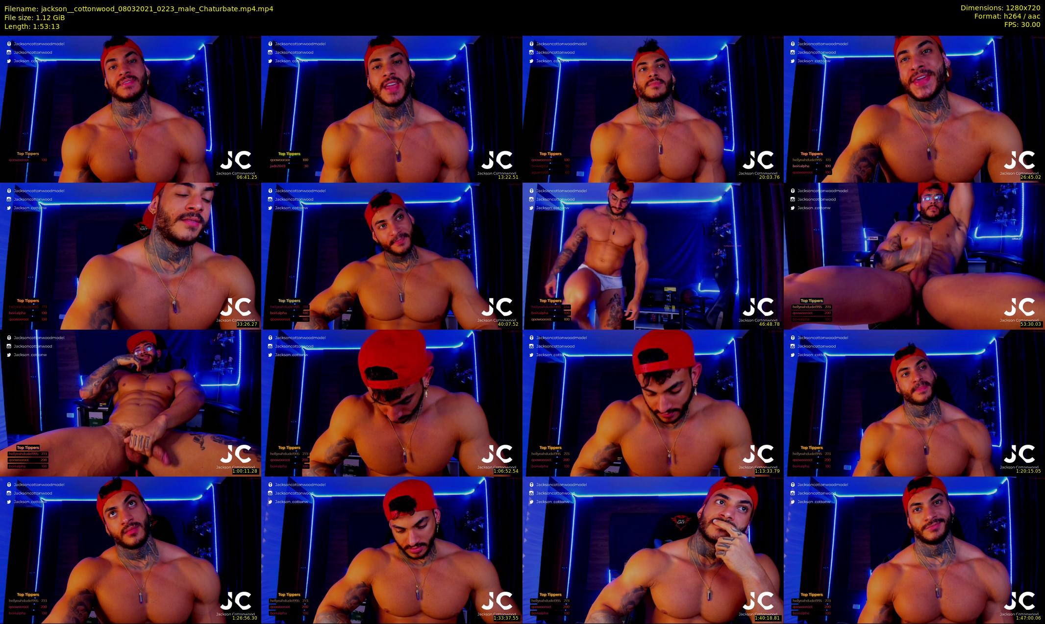 jackson__cottonwood — 114 minute Chaturbate male cam show recording, 720p, Mar 8, 2021
