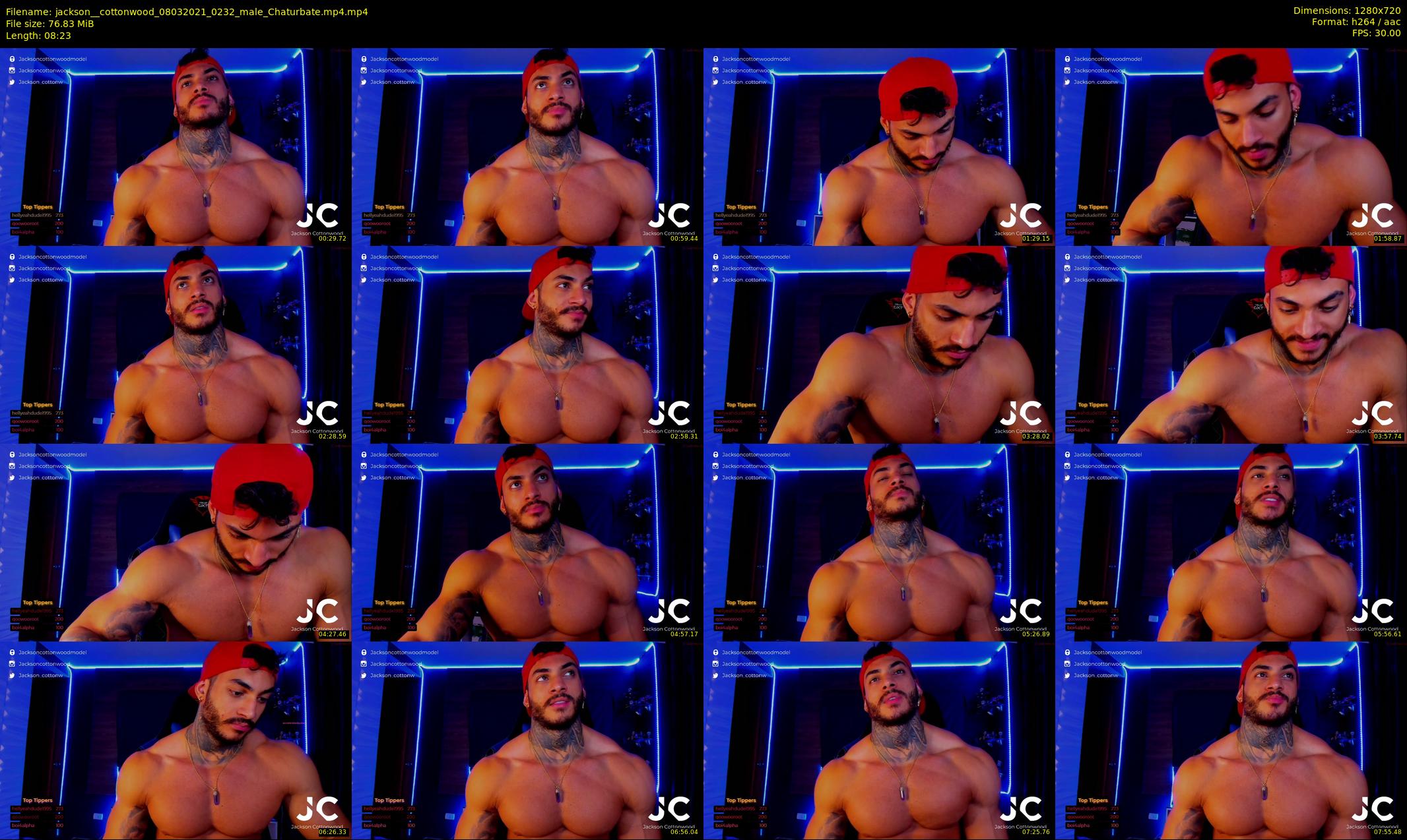 jackson__cottonwood — 9 minute Chaturbate male cam show recording, 720p, Mar 8, 2021