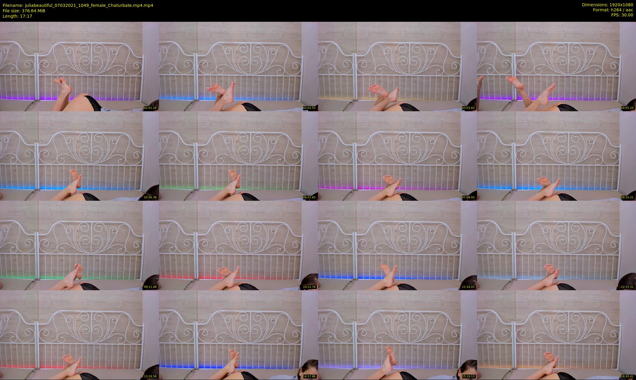 juliabeautiful — 18 minute Chaturbate female cam show recording, 1080p, Mar 7, 2021