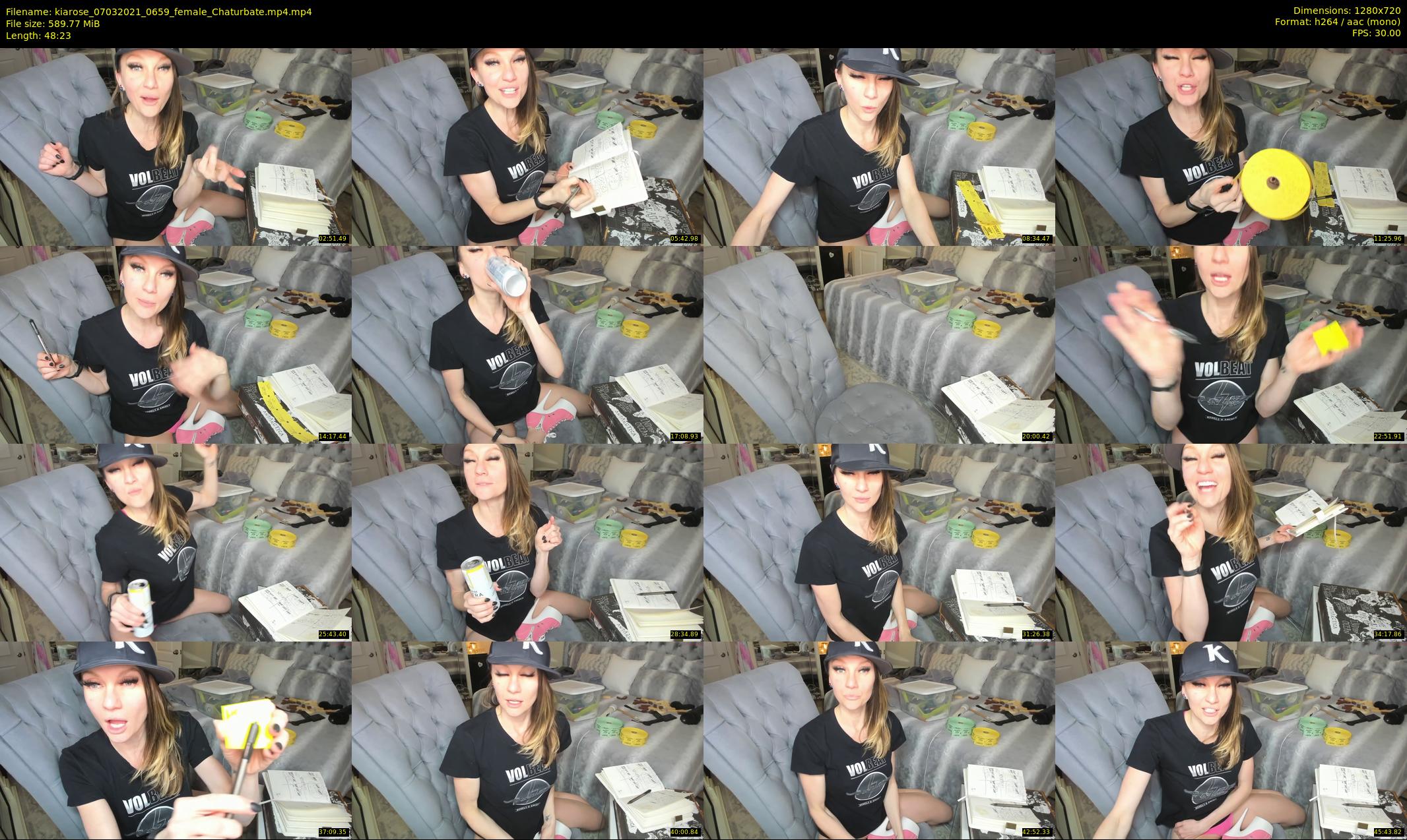 kiarose — 49 minute Chaturbate female cam show recording, 720p, Mar 7, 2021