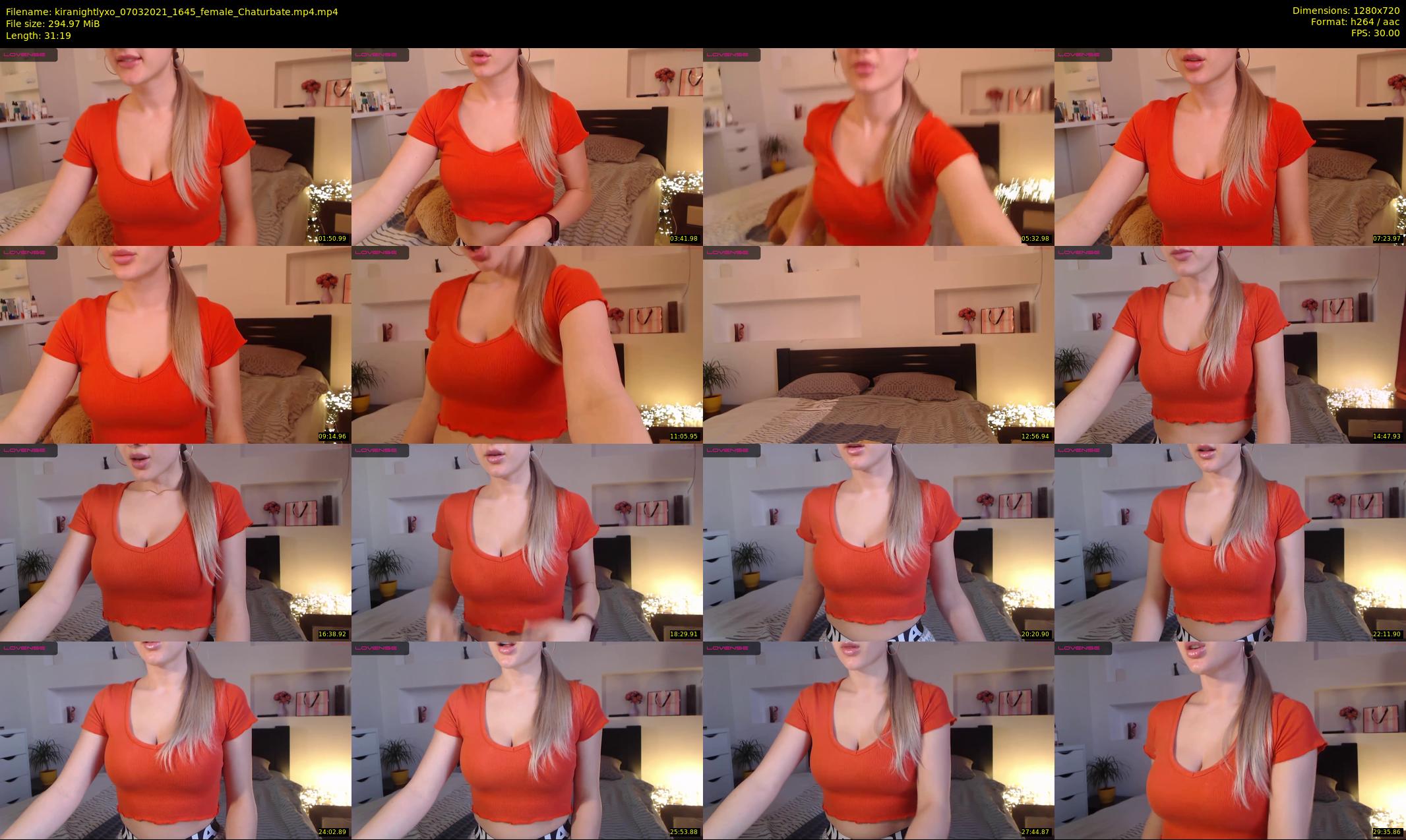kiranightlyxo — 32 minute Chaturbate female cam show recording, 720p, Mar 7, 2021