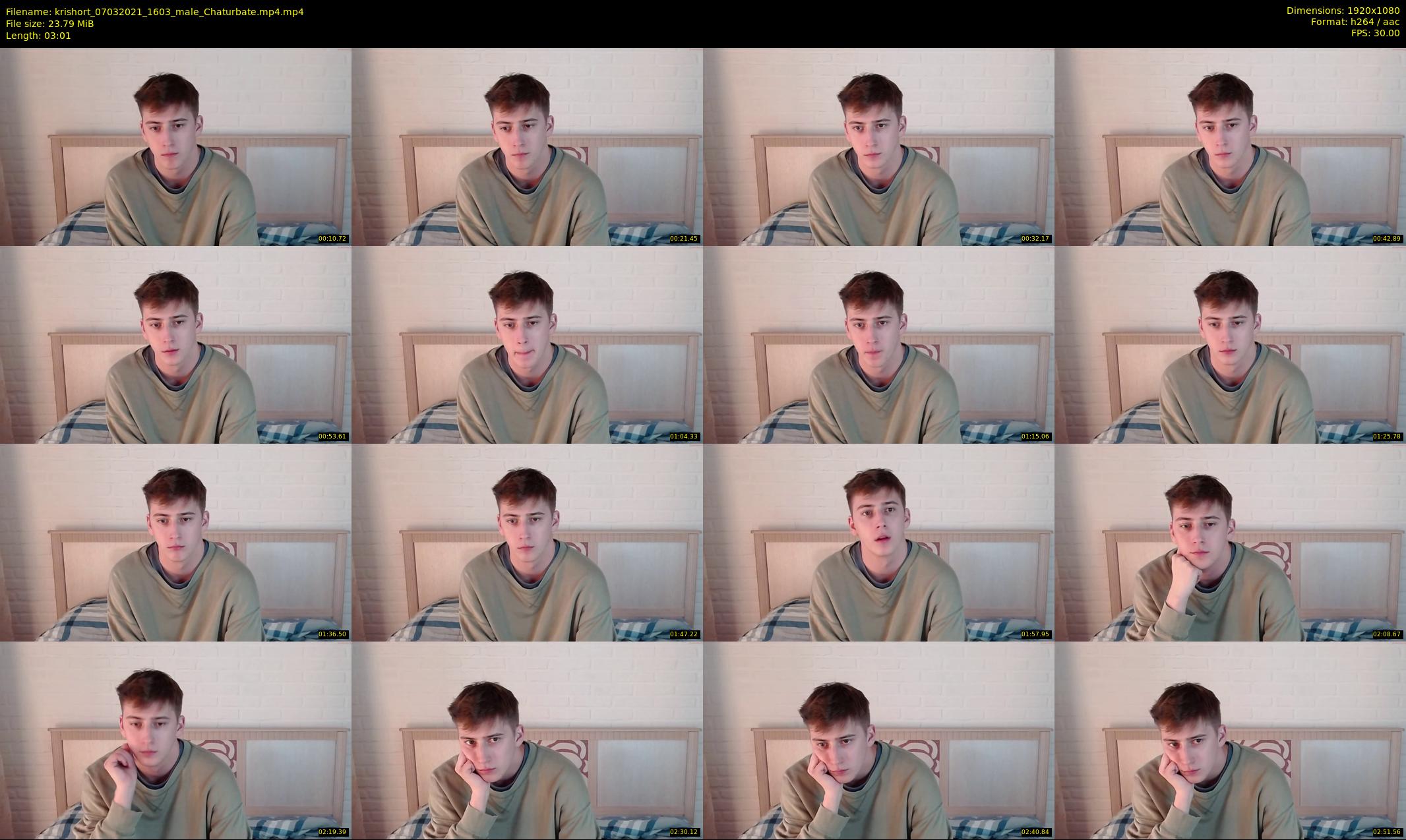 krishort — 4 minute Chaturbate male cam show recording, 1080p, Mar 7, 2021