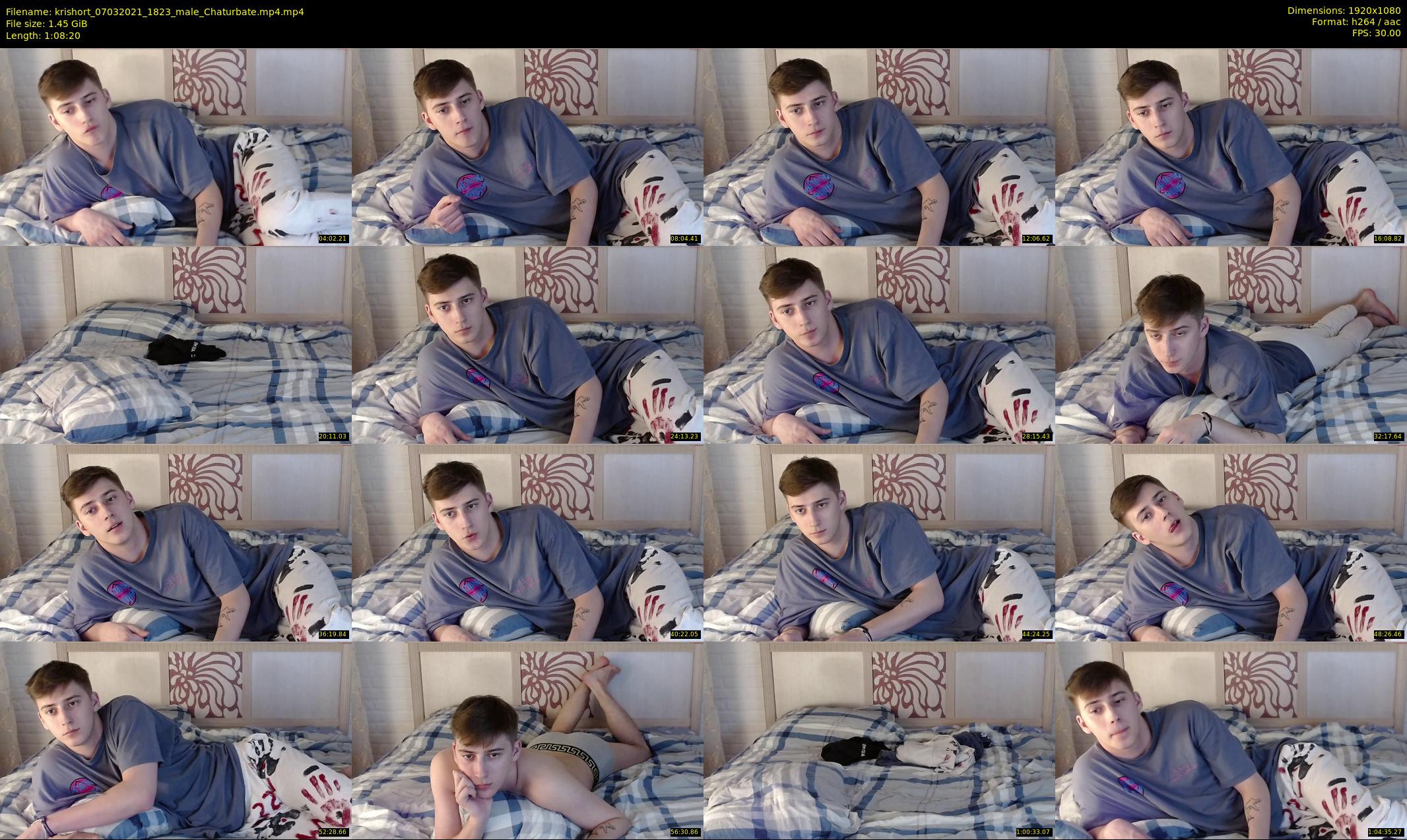 krishort — 69 minute Chaturbate male cam show recording, 1080p, Mar 7, 2021