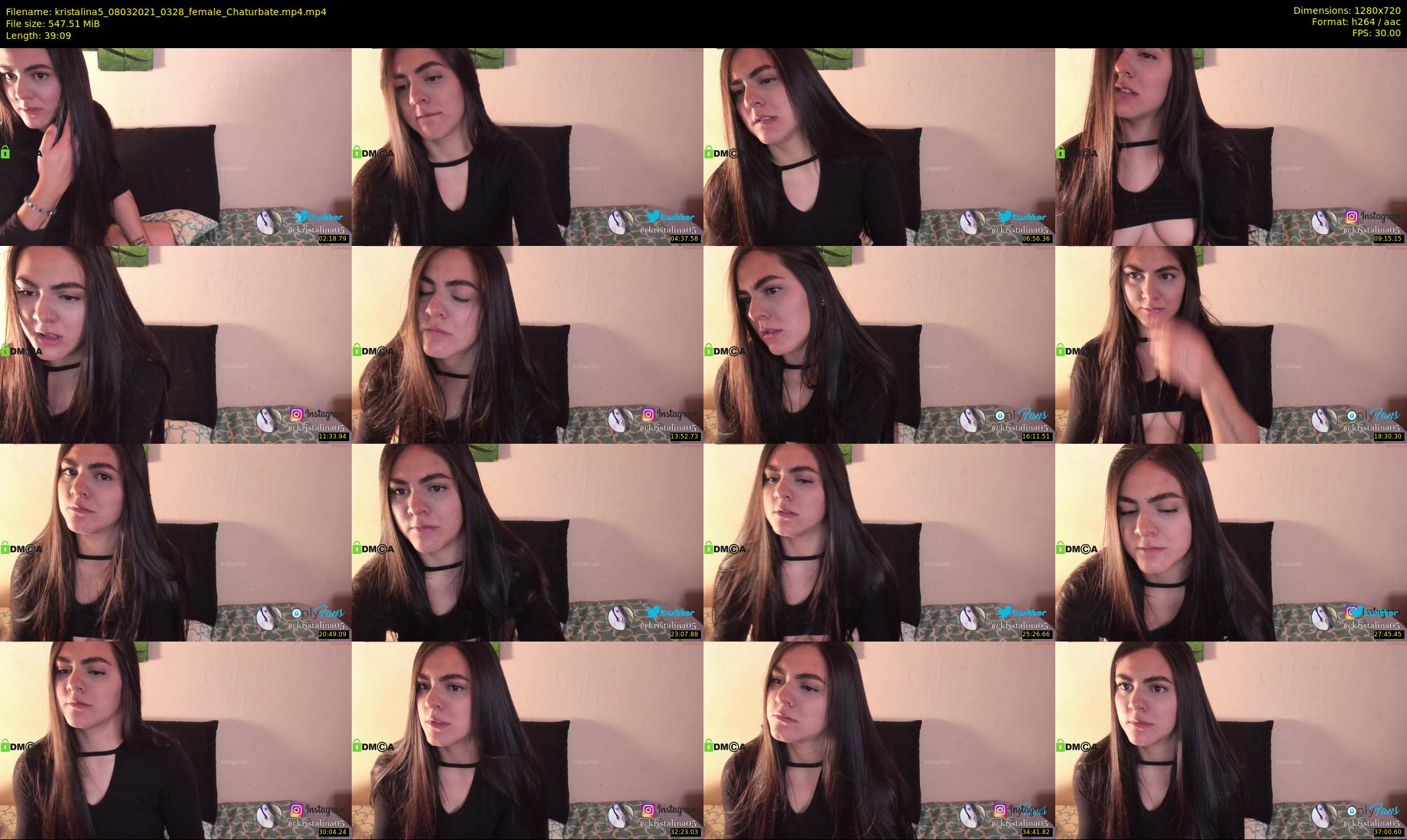 kristalina5 — 40 minute Chaturbate female cam show recording, 720p, Mar 8, 2021