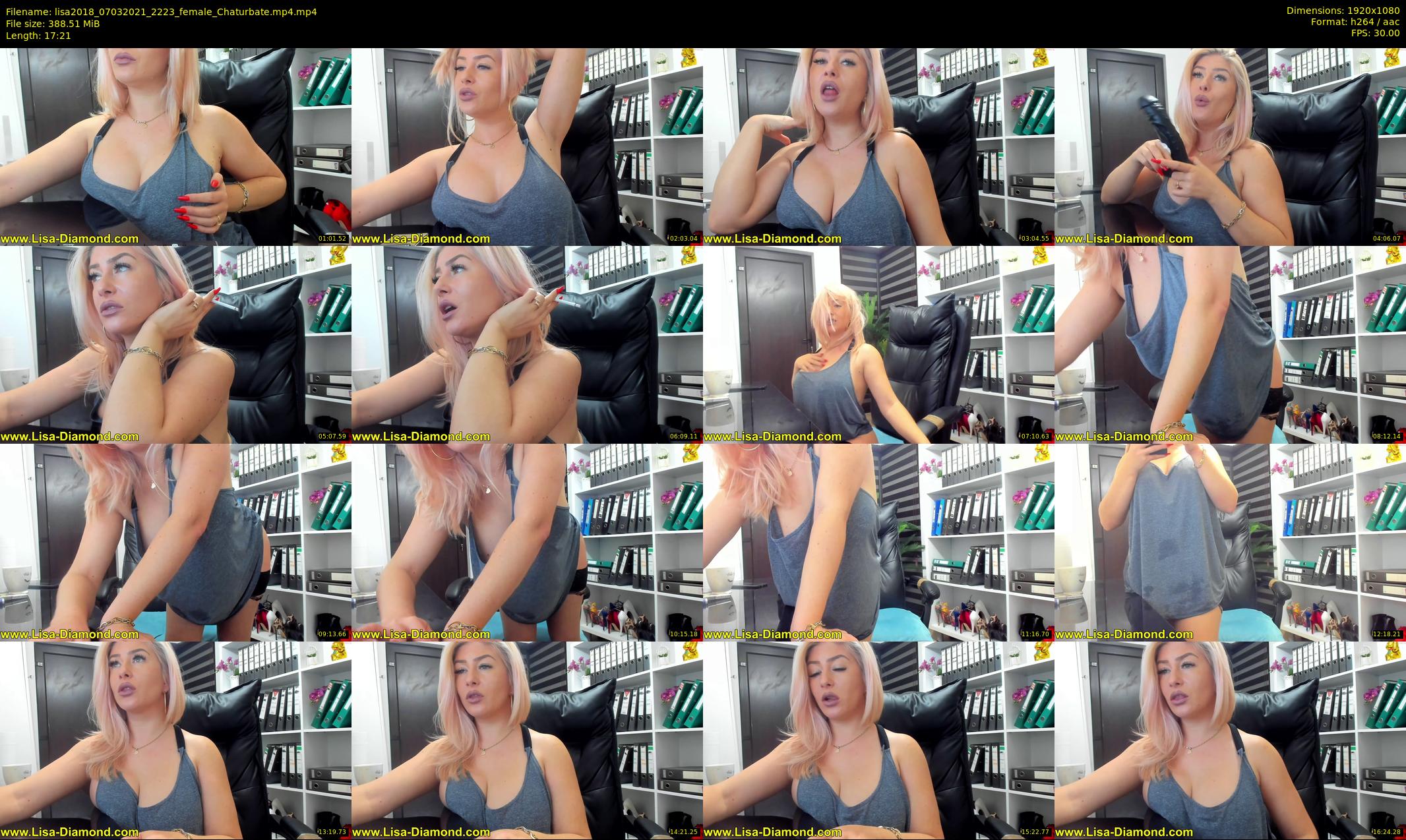 lisa2018 — 18 minute Chaturbate female cam show recording, 1080p, Mar 7, 2021