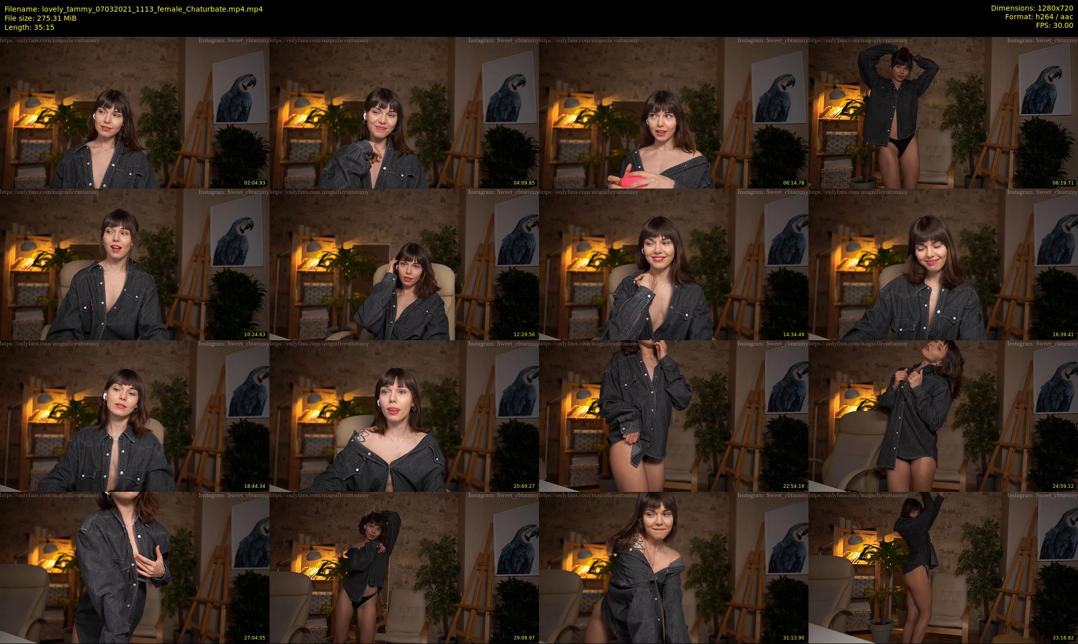 lovely_tammy — 36 minute Chaturbate female cam show recording, 720p, Mar 7, 2021