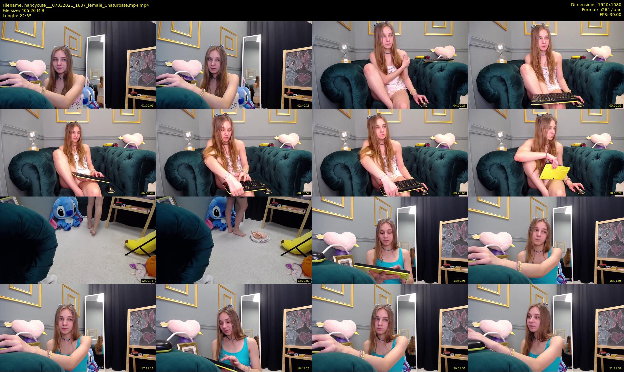 nancycute__ — 23 minute Chaturbate female cam show recording, 1080p, Mar 7, 2021