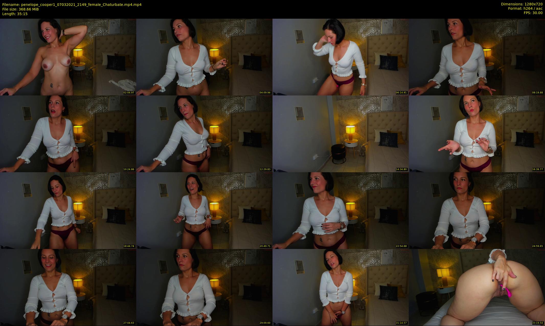 penelope_cooper1 — 36 minute Chaturbate female cam show recording, 720p, Mar 7, 2021