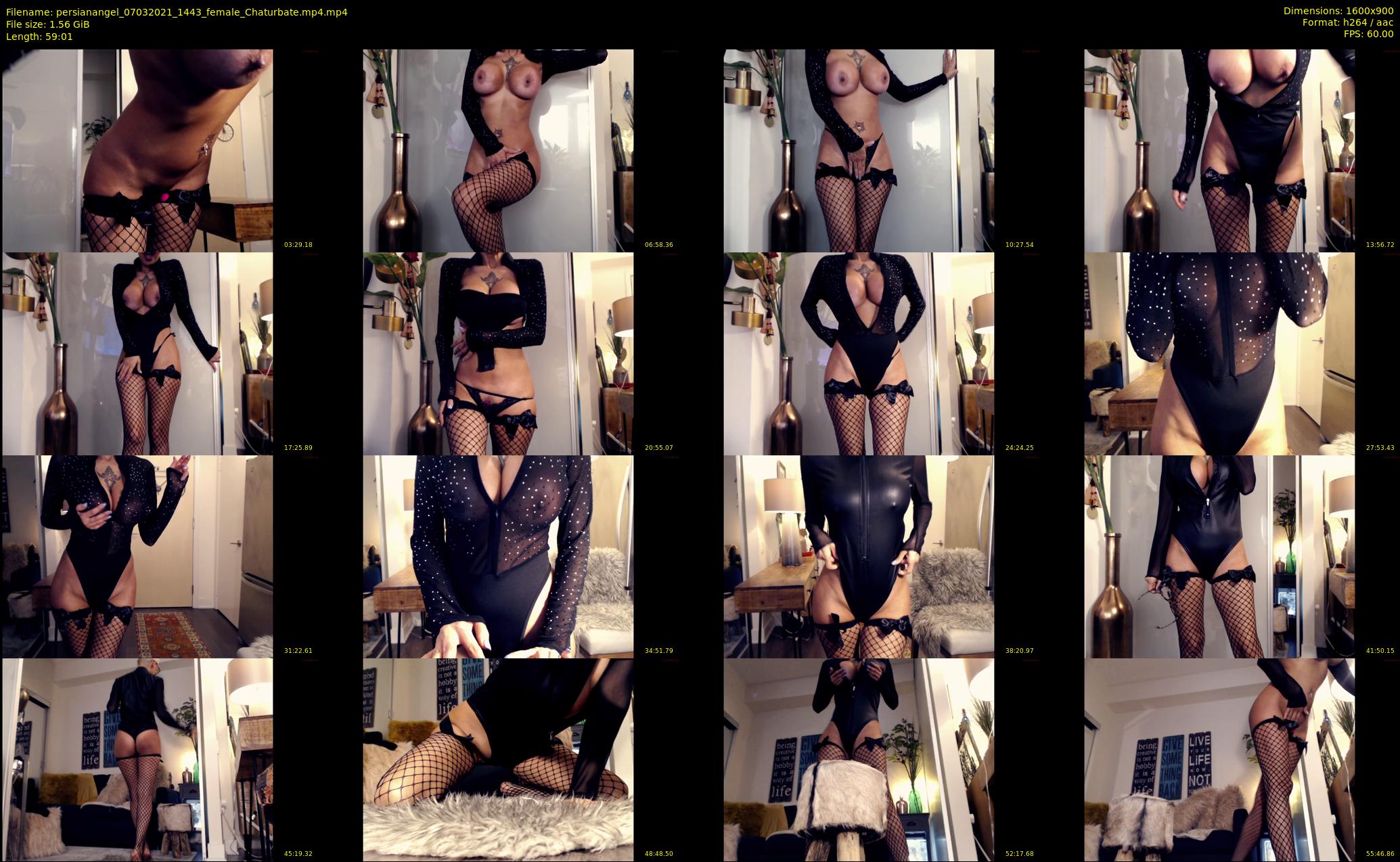 persianangel — 60 minute Chaturbate female cam show recording, 720p, Mar 7, 2021