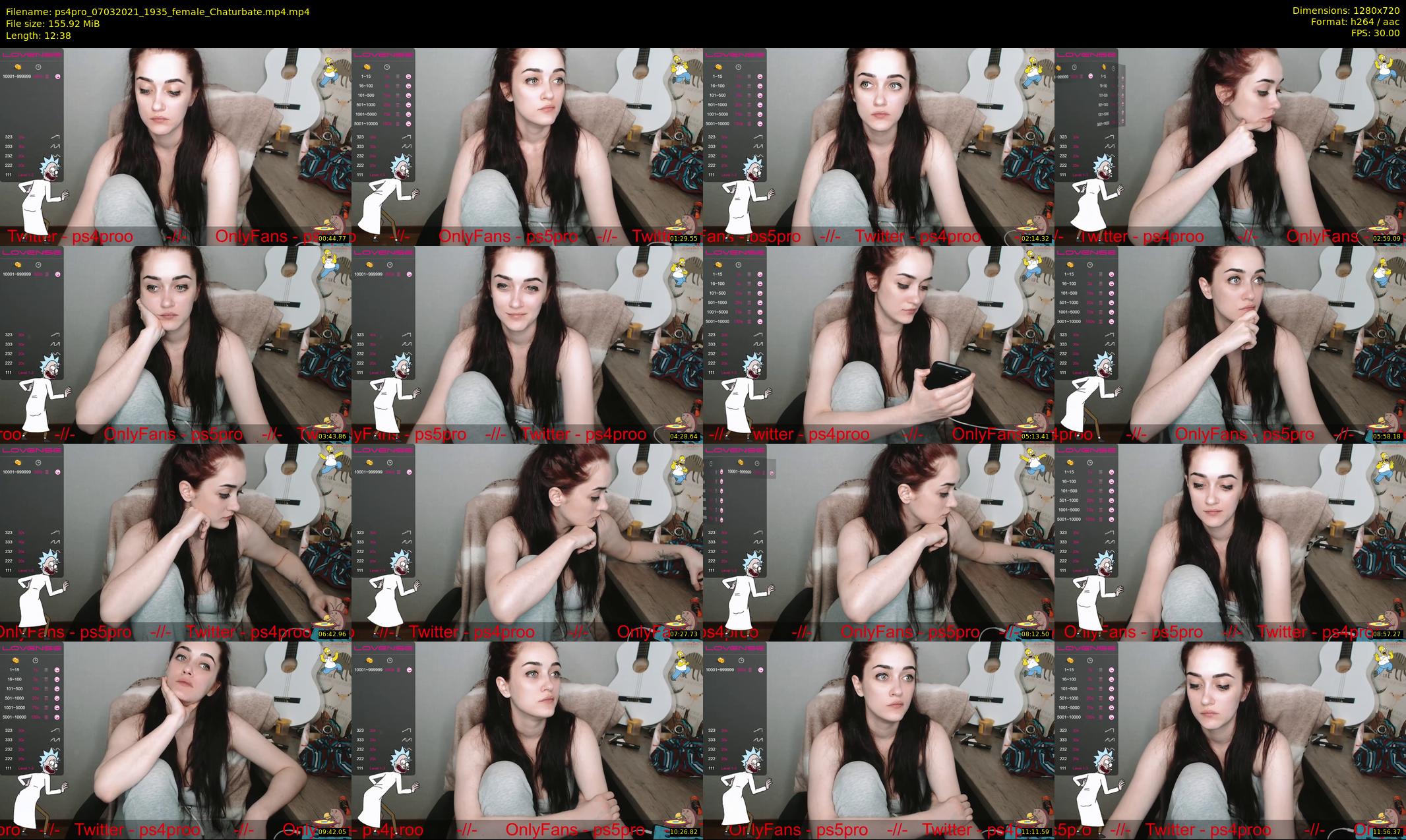 ps4pro — 13 minute Chaturbate female cam show recording, 720p, Mar 7, 2021