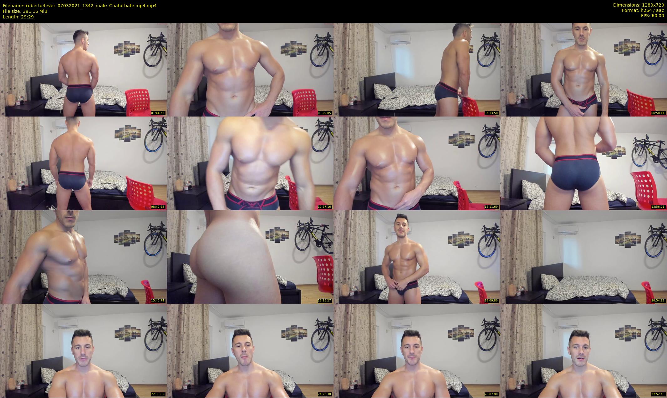 roberto4ever — 30 minute Chaturbate male cam show recording, 720p, Mar 7, 2021