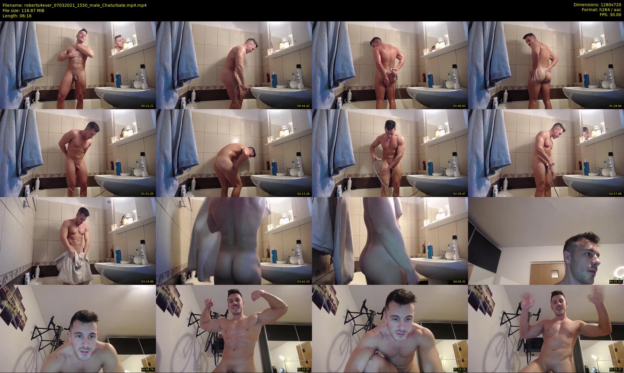 roberto4ever — 7 minute Chaturbate male cam show recording, 720p, Mar 7, 2021