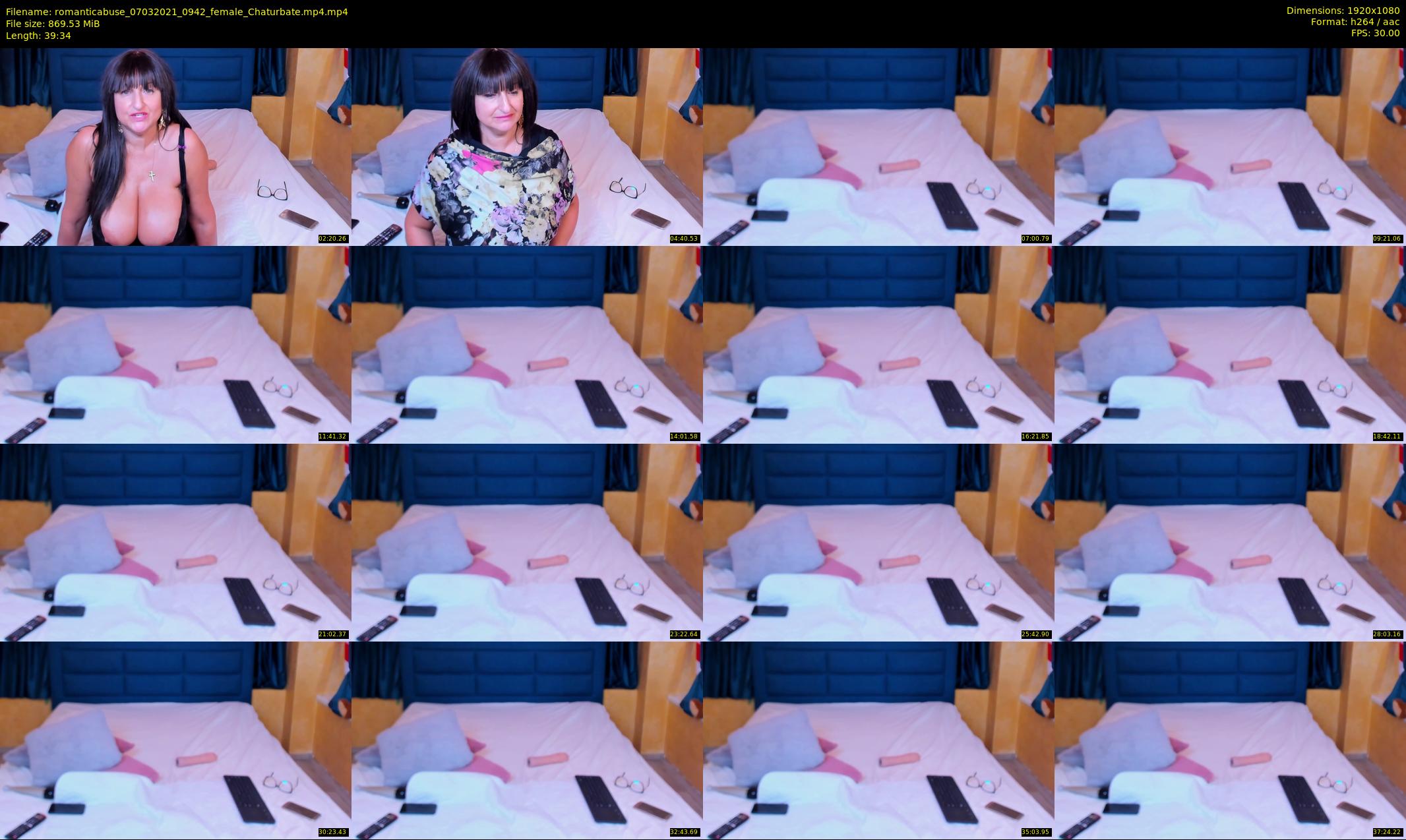 romanticabuse — 40 minute Chaturbate female cam show recording, 1080p, Mar 7, 2021