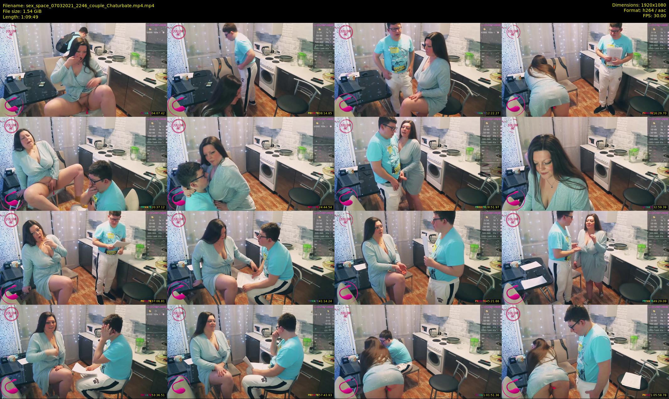 sex_space — 70 minute Chaturbate couple cam show recording, 1080p, Mar 7, 2021