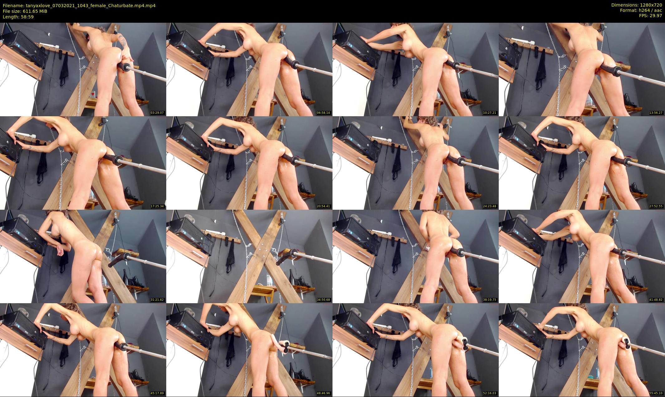 tanyaxlove — 59 minute Chaturbate female cam show recording, 720p, Mar 7, 2021