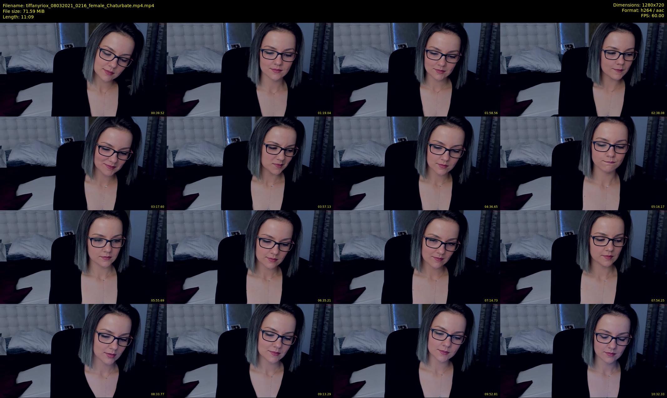 tiffanyriox — 12 minute Chaturbate female cam show recording, 720p, Mar 8, 2021