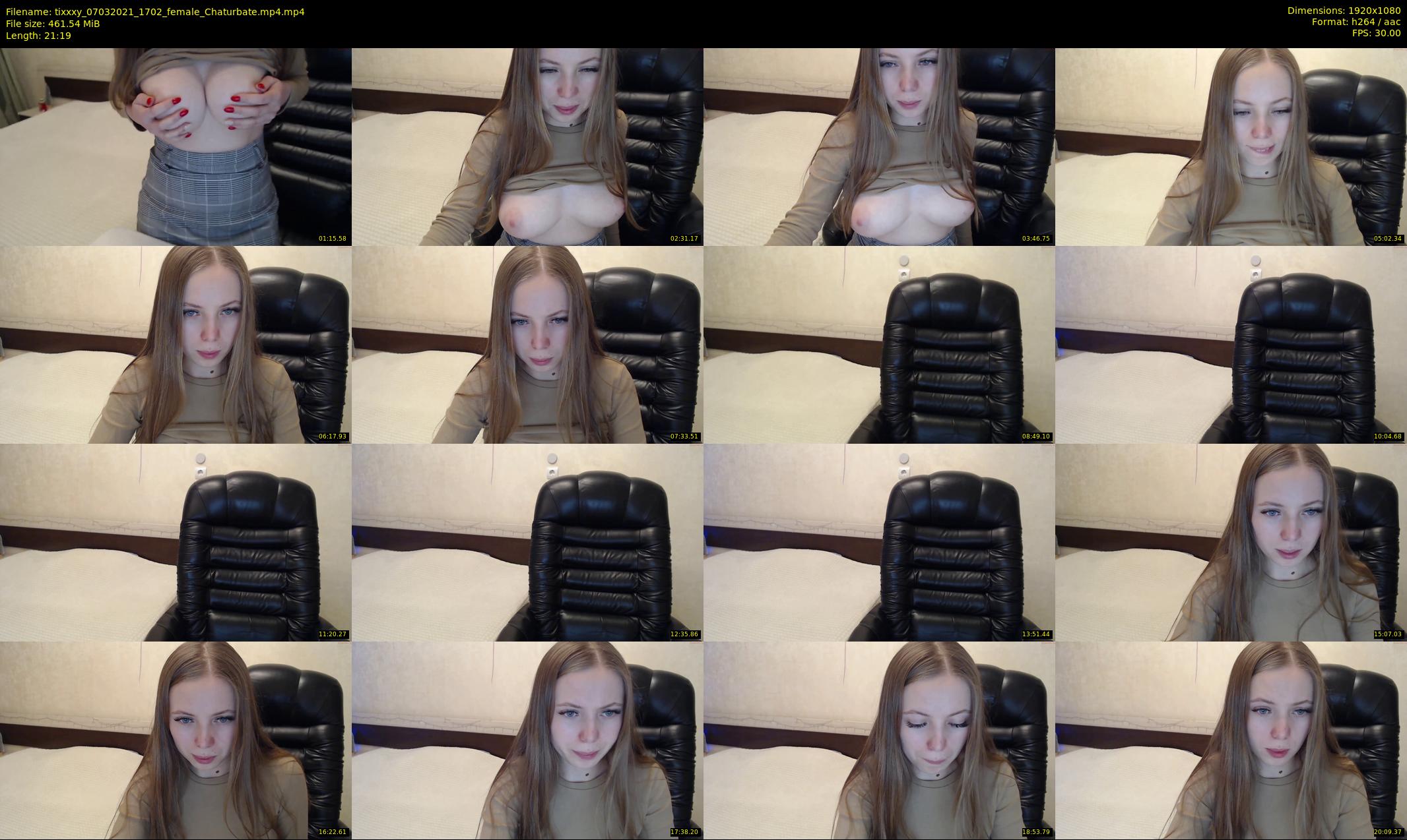 tixxxy — 22 minute Chaturbate female cam show recording, 1080p, Mar 7, 2021