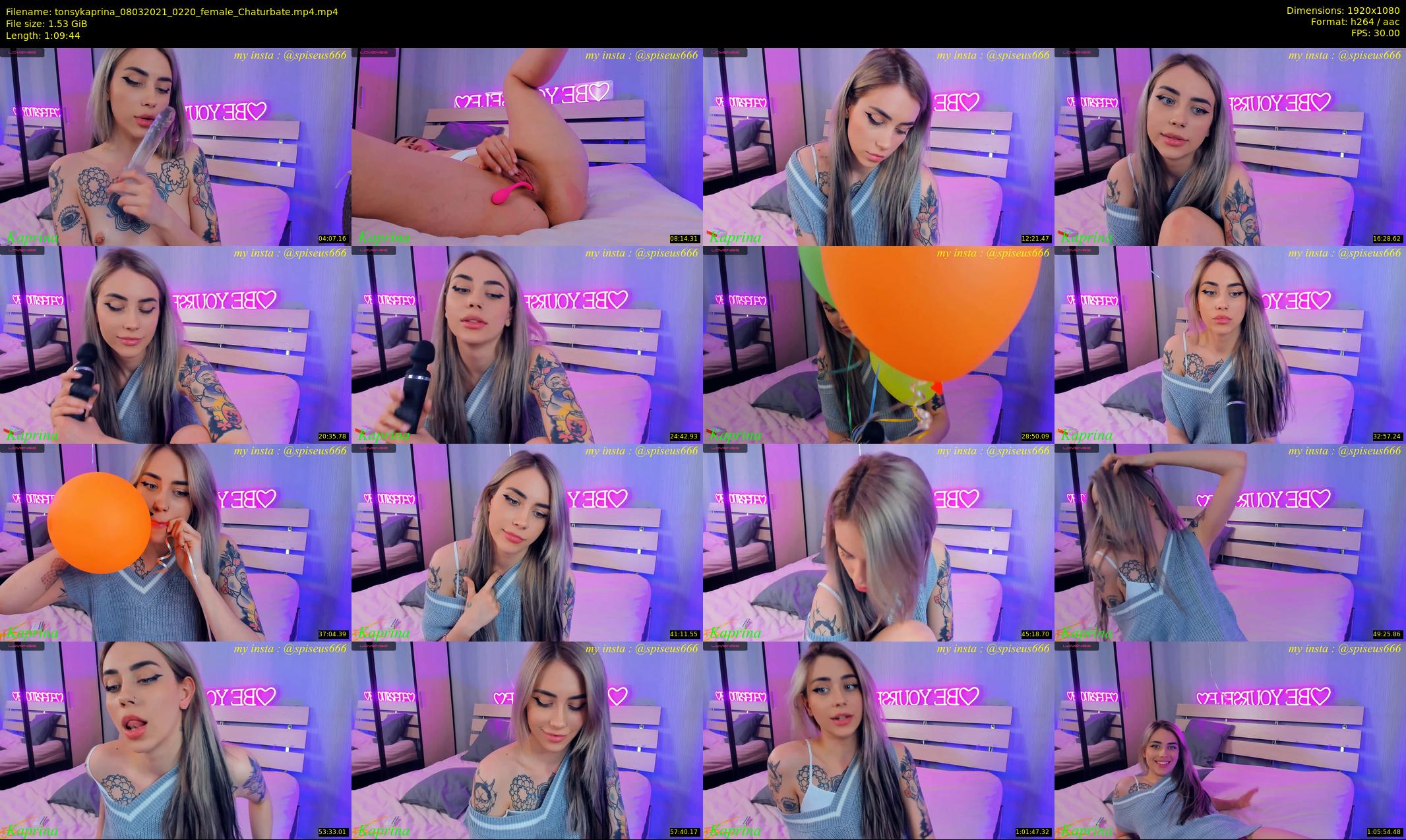 tonsykaprina — 70 minute Chaturbate couple cam show recording, 1080p, Mar 8, 2021