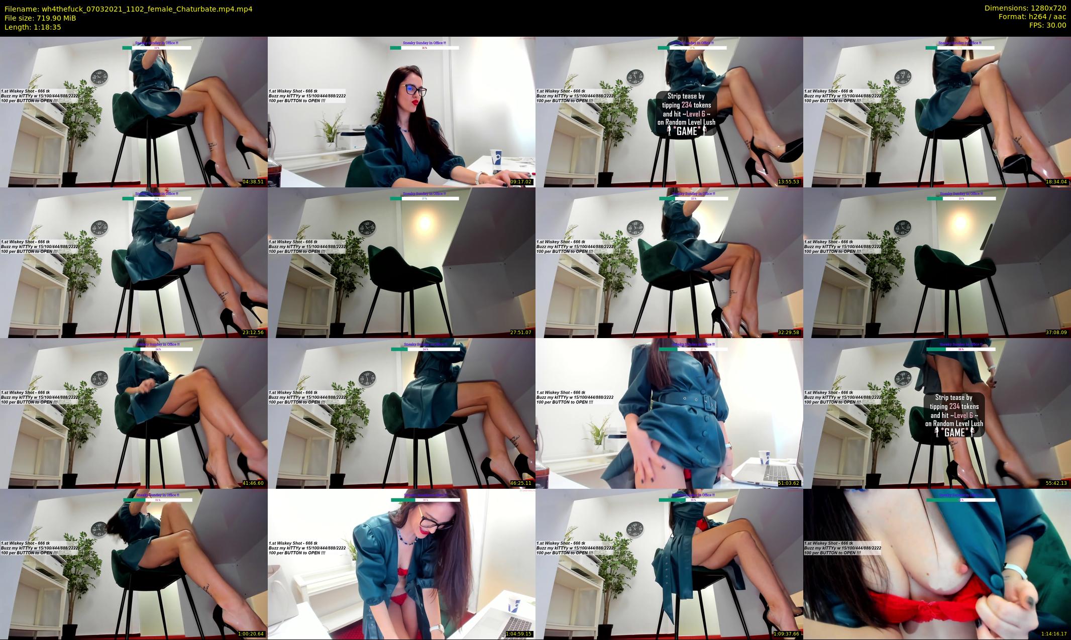wh4thefuck — 79 minute Chaturbate female cam show recording, 720p, Mar 7, 2021
