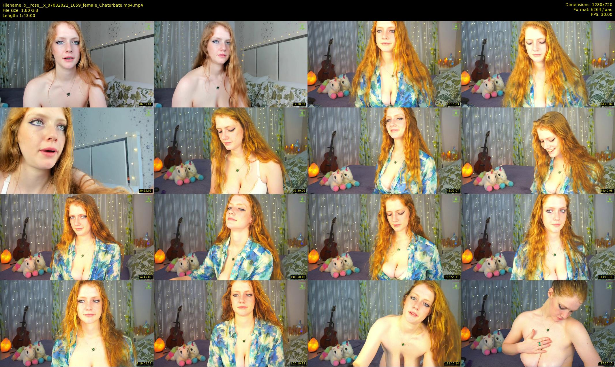 x__rose__x — 103 minute Chaturbate female cam show recording, 720p, Mar 7, 2021