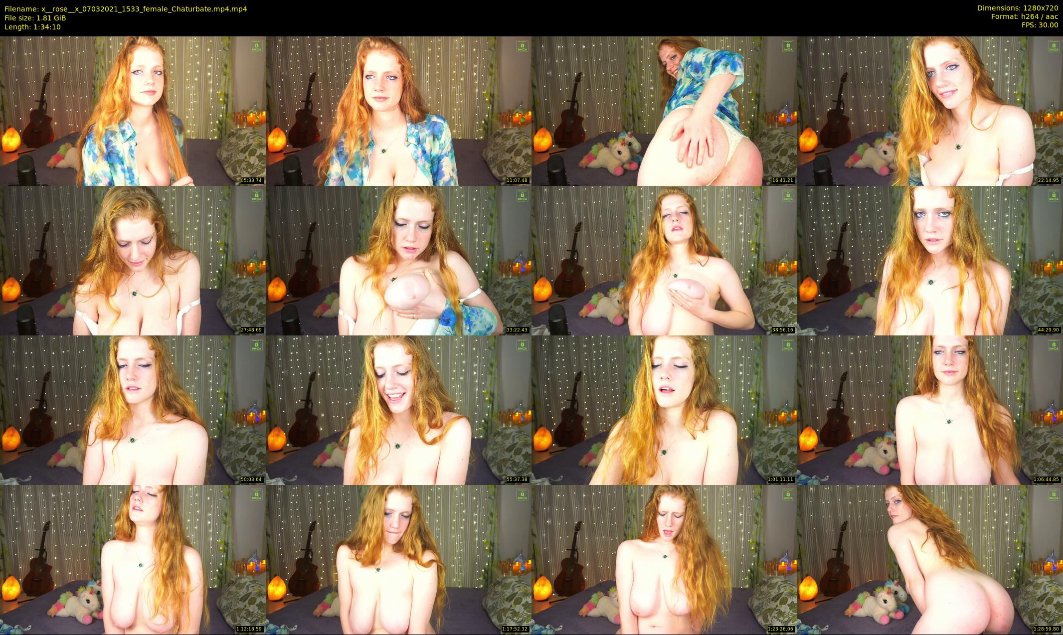 x__rose__x — 95 minute Chaturbate female cam show recording, 720p, Mar 7, 2021