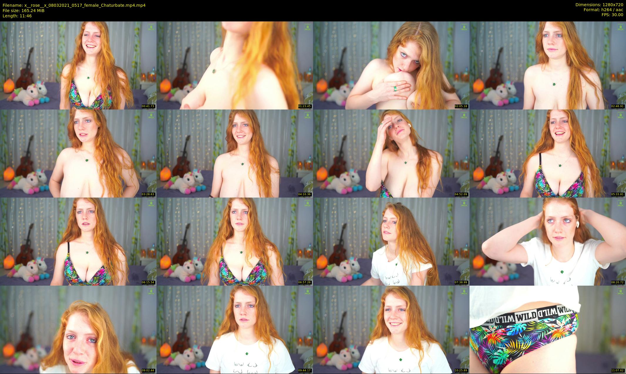 x__rose__x — 12 minute Chaturbate female cam show recording, 720p, Mar 8, 2021