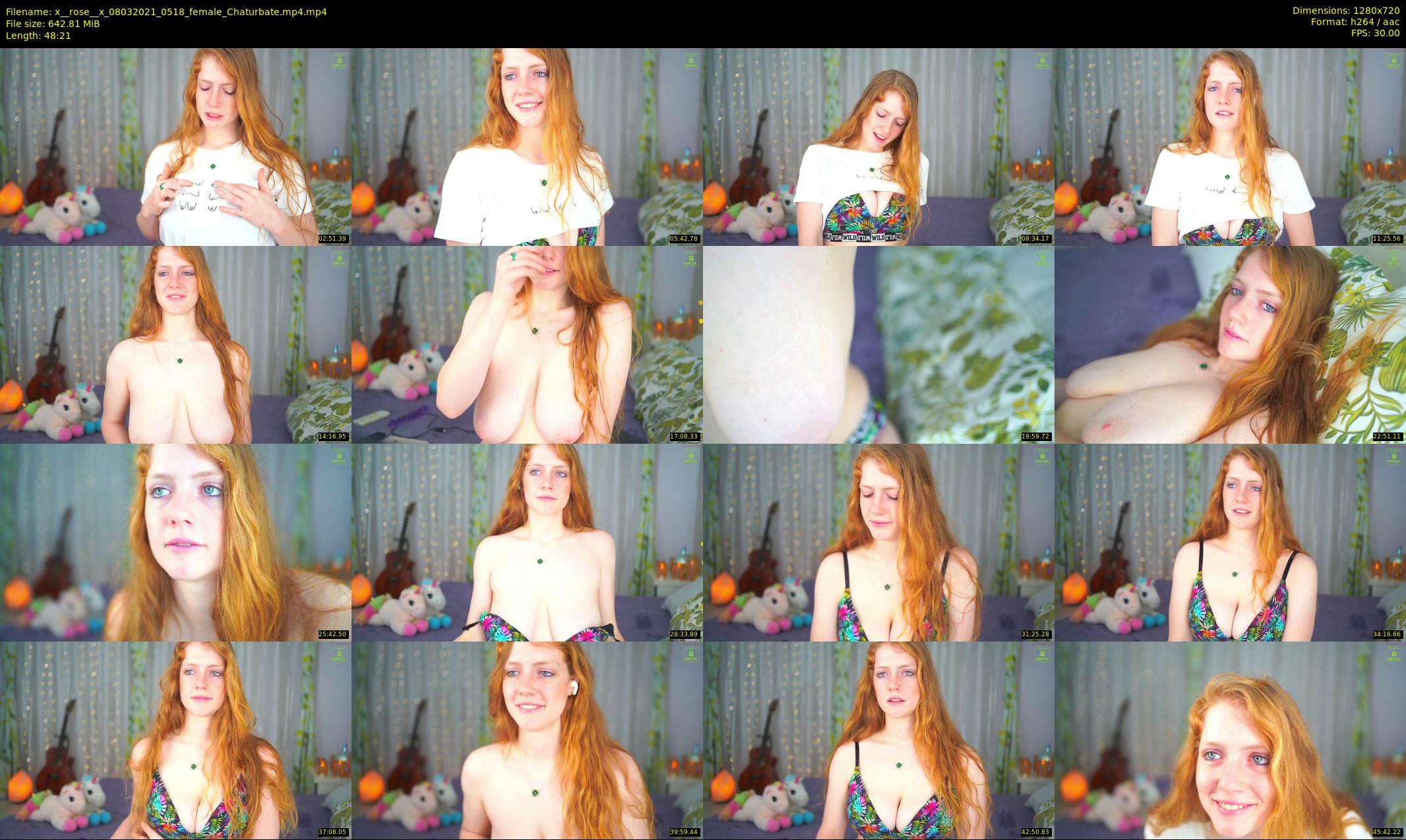 x__rose__x — 49 minute Chaturbate female cam show recording, 720p, Mar 8, 2021