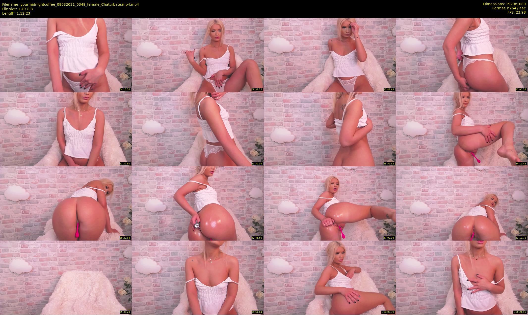 yourmidnightcoffee — 73 minute Chaturbate female cam show recording, 1080p, Mar 8, 2021