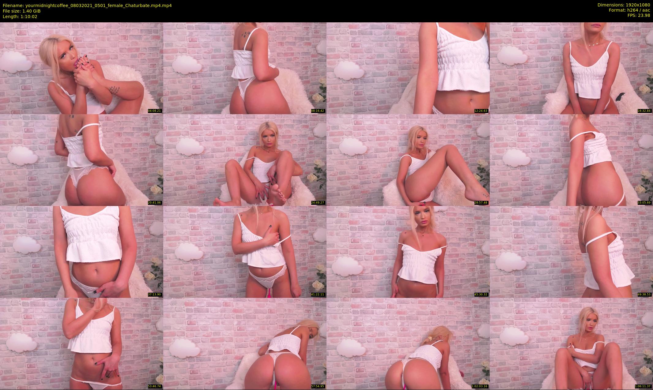 yourmidnightcoffee — 71 minute Chaturbate female cam show recording, 1080p, Mar 8, 2021