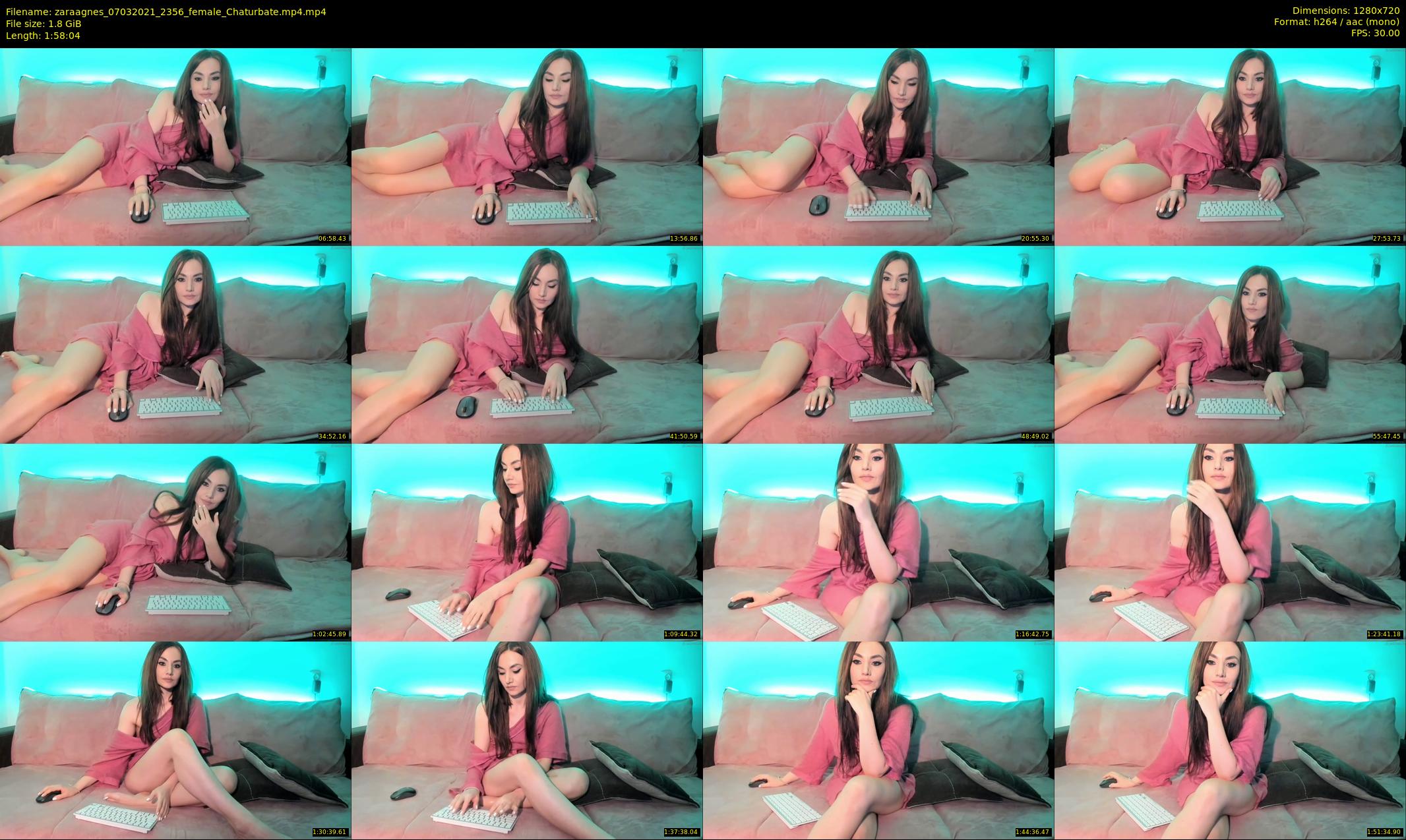 zaraagnes — 119 minute Chaturbate female cam show recording, 720p, Mar 7, 2021